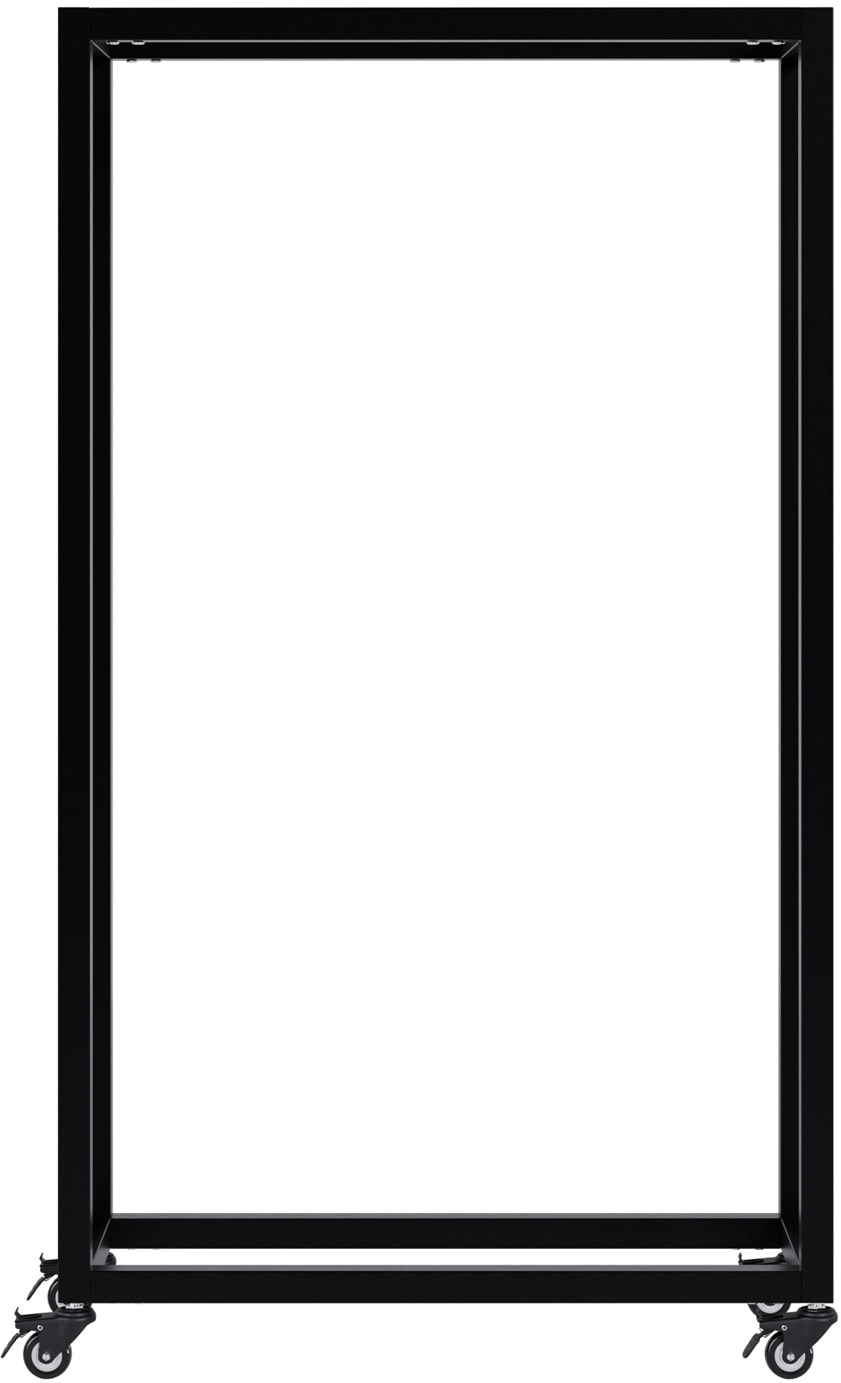 Kaminholzständer Hilta schwarz 25x60x100 cm