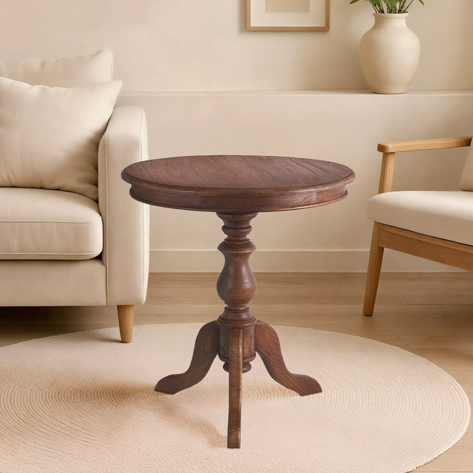 Beistelltisch Wiva 70 cm braun