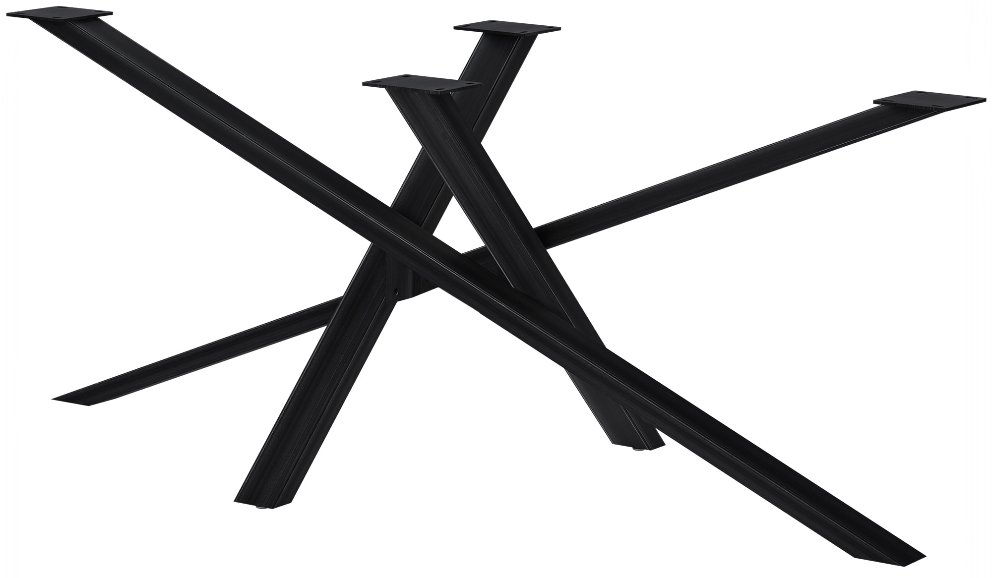 Tischbeine Finney antik schwarz 180x80x72 cm