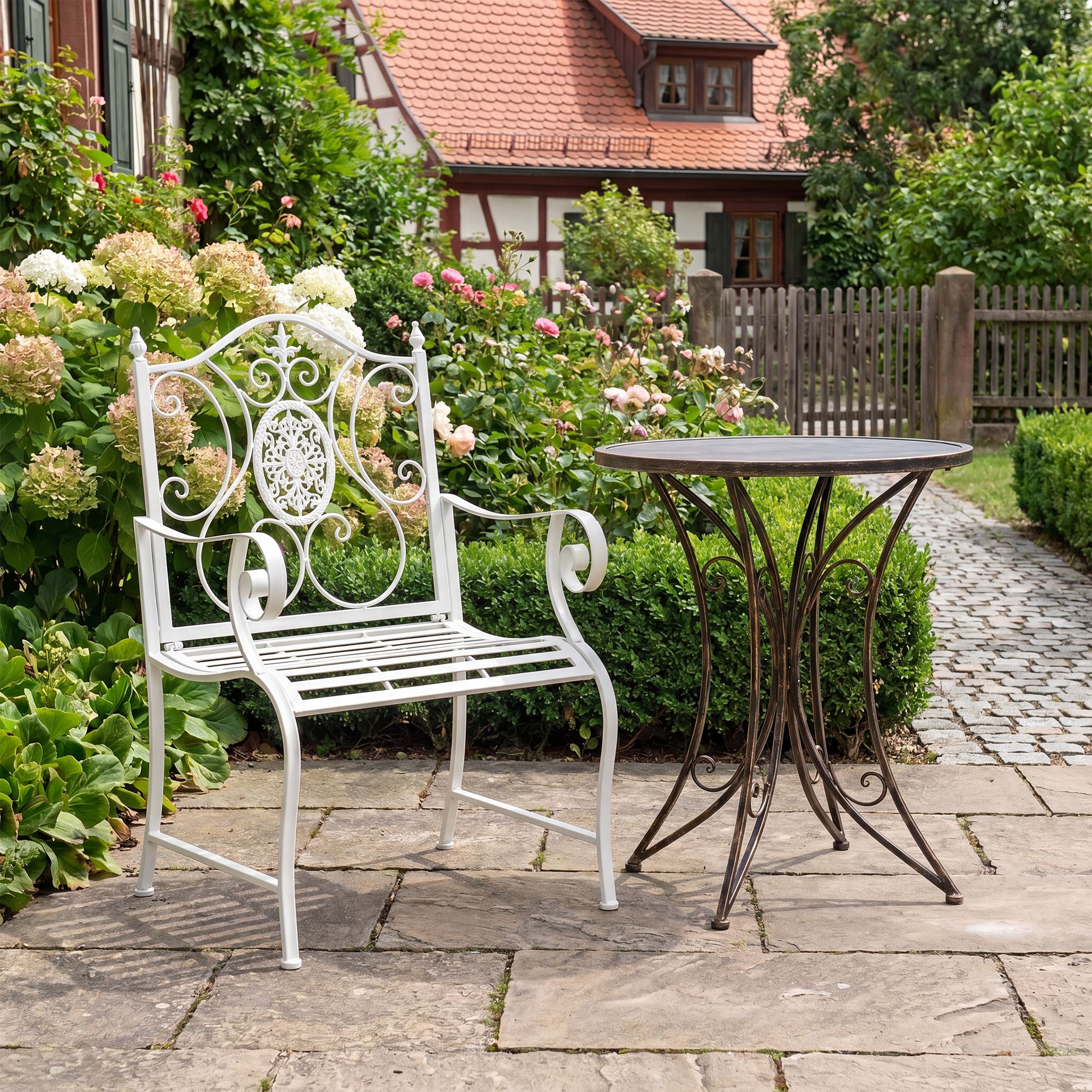 2er Set Gartenstühle Punjab