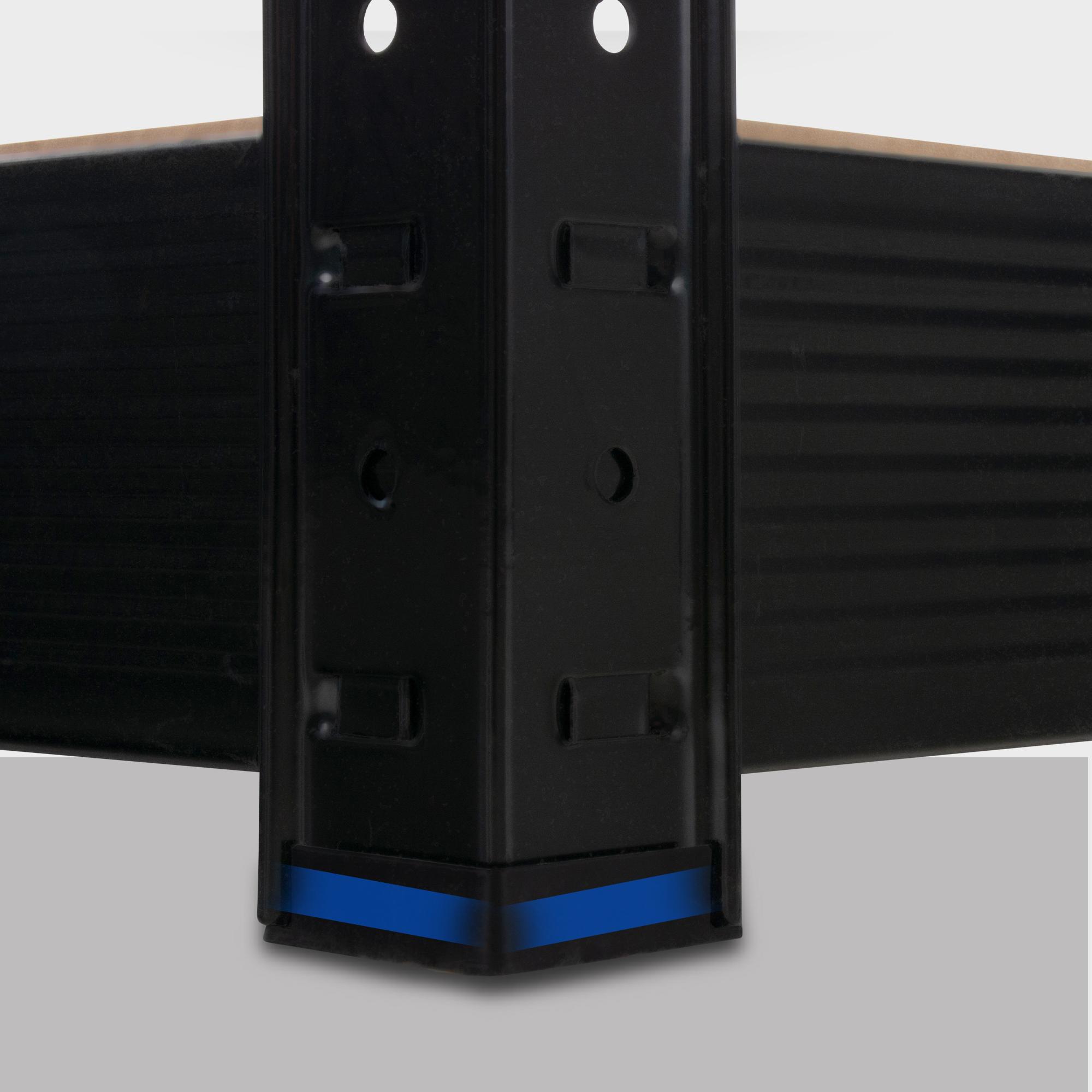 Lagerregal 160x60x180 cm schwarz