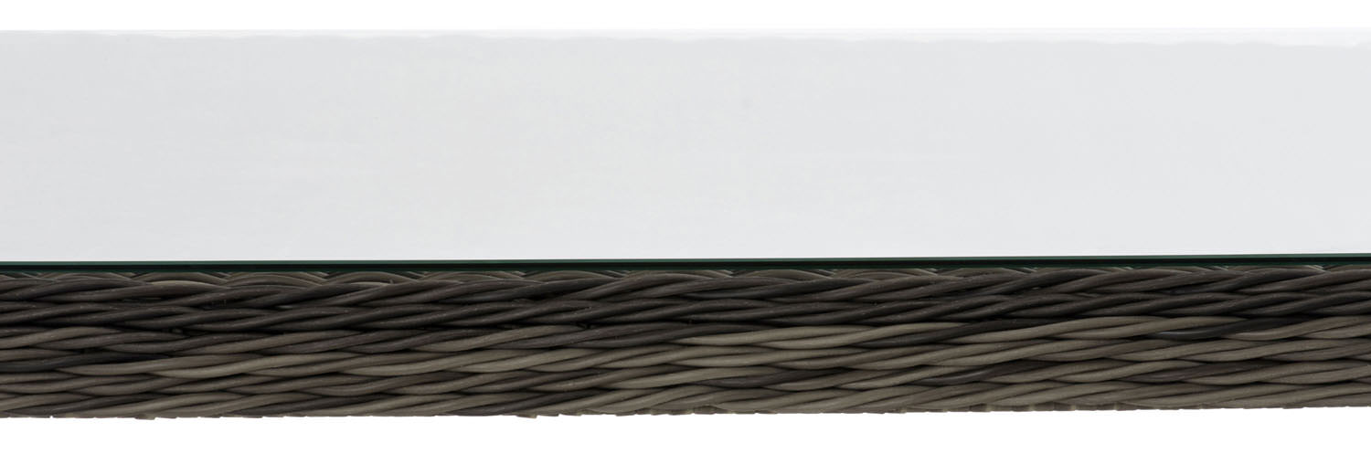 Polyrattan Tisch Alia 5mm grau-meliert