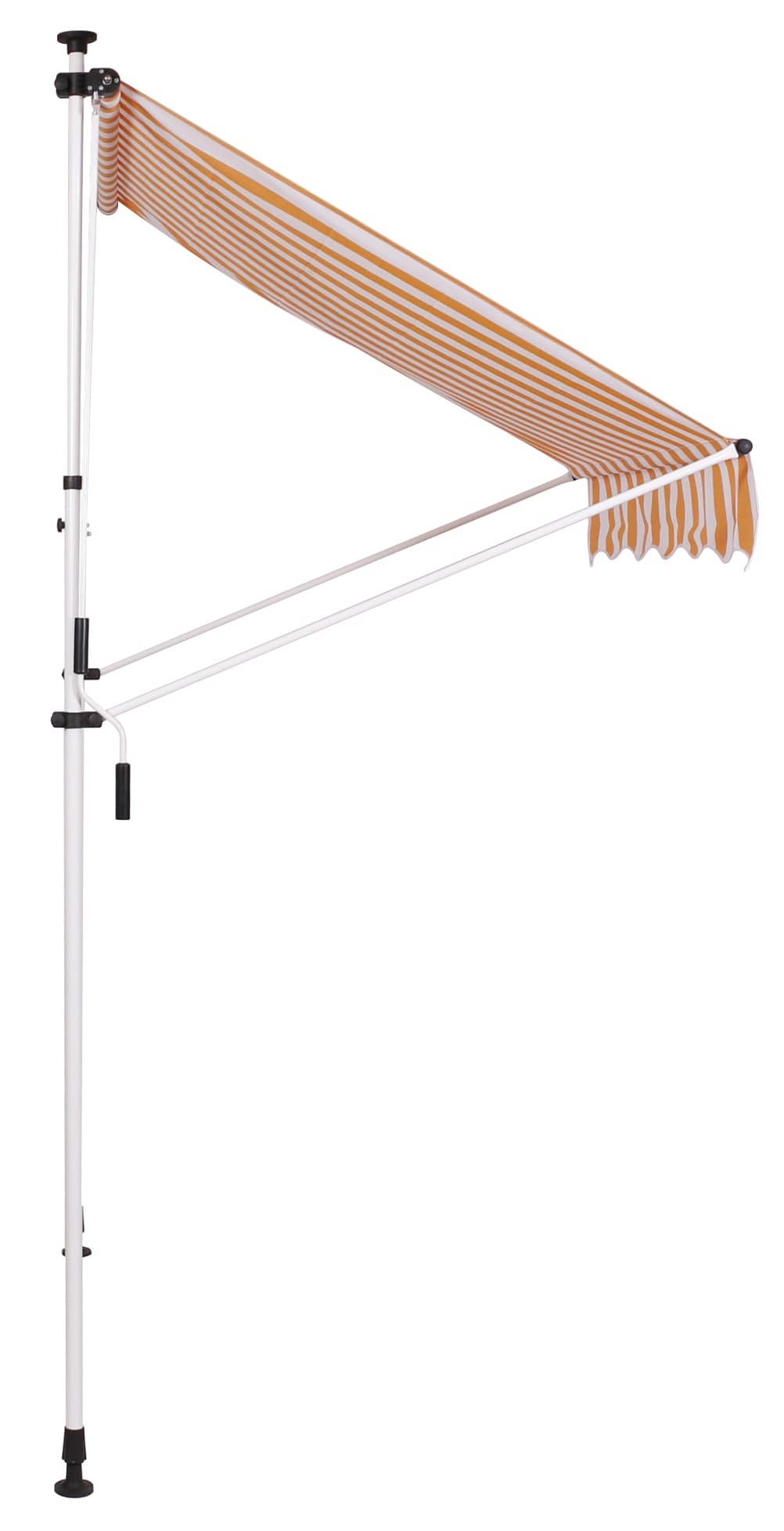Klemm-Markise Westerly weiß/gelb 350x120 cm