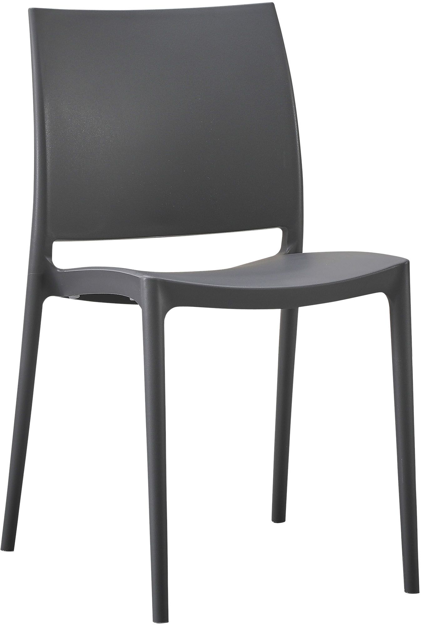 Gartenmöbel-Set Amino mit 2 Stühlen dunkelgrau