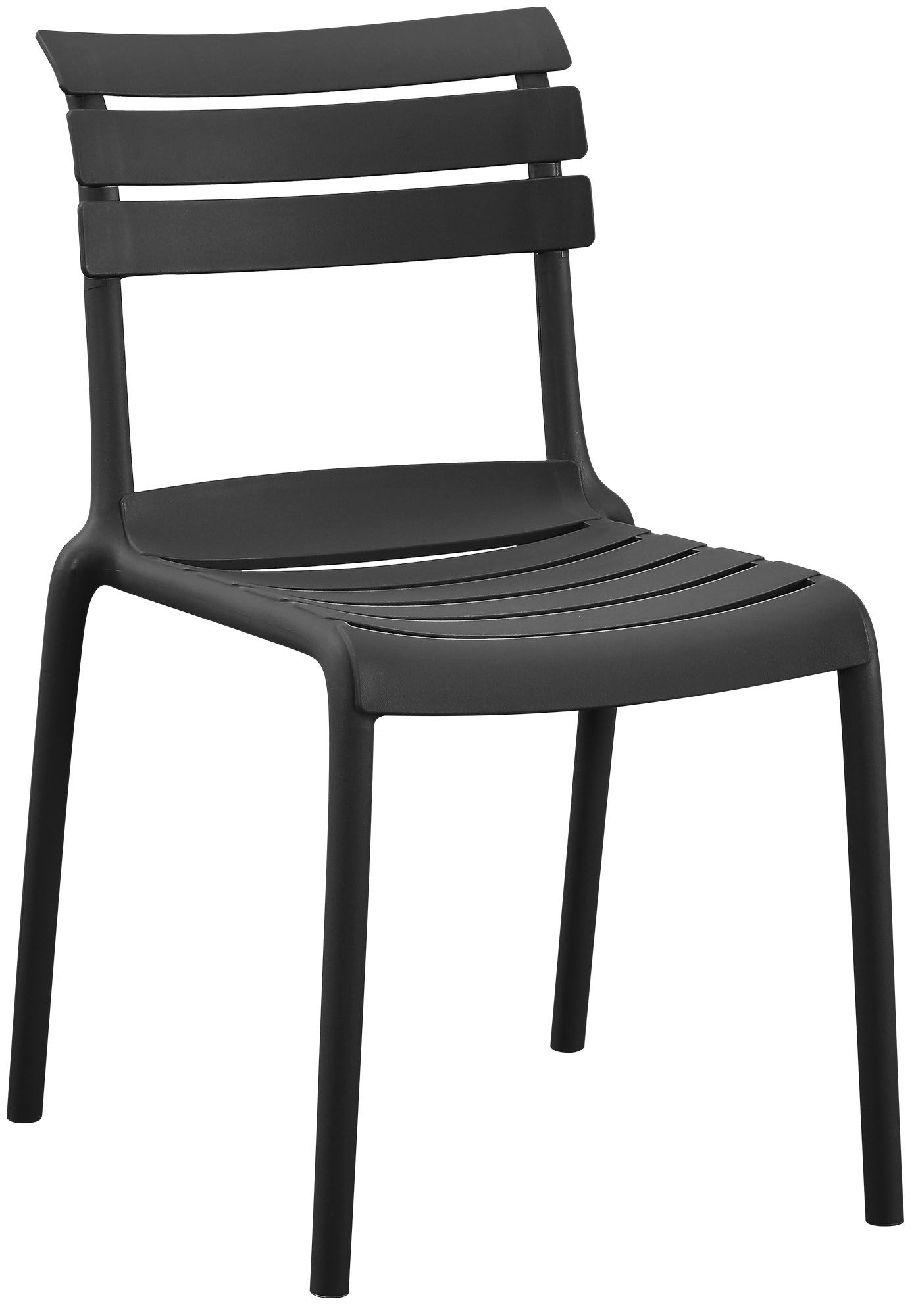 Gartenmöbel-Set Vela mit 2 Stühlen schwarz