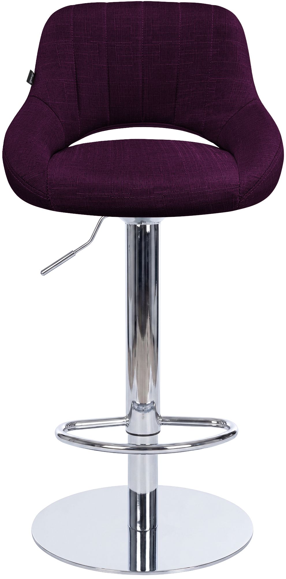 Barhocker Milet Chrom mit extra schwerem Standfuß