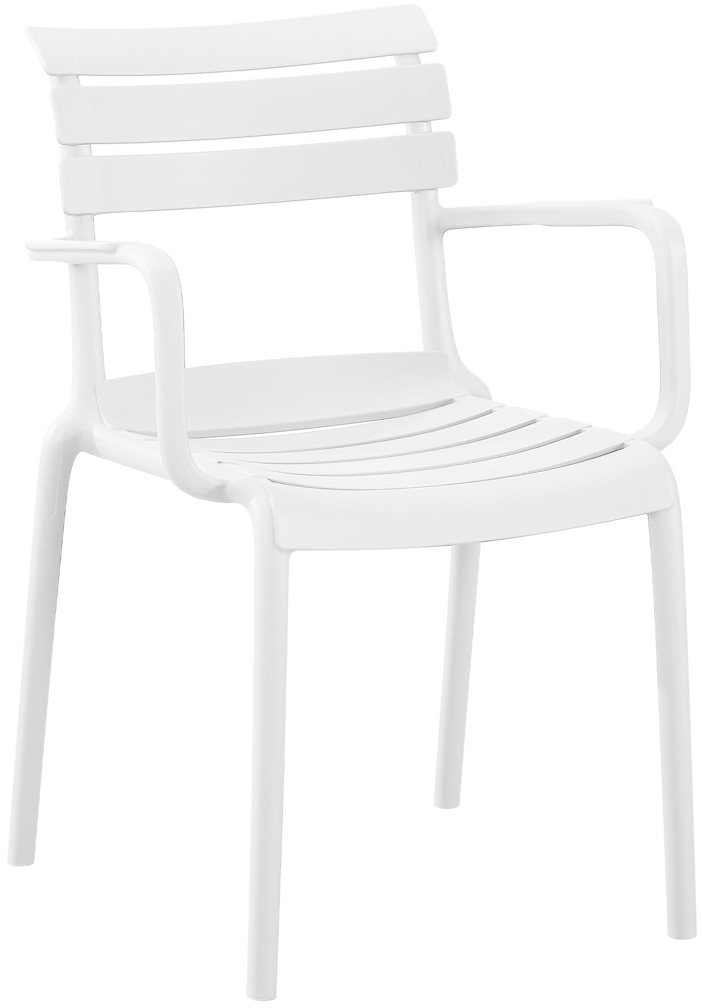 Gartenmöbel-Set Avena mit 4 Stühlen weiß