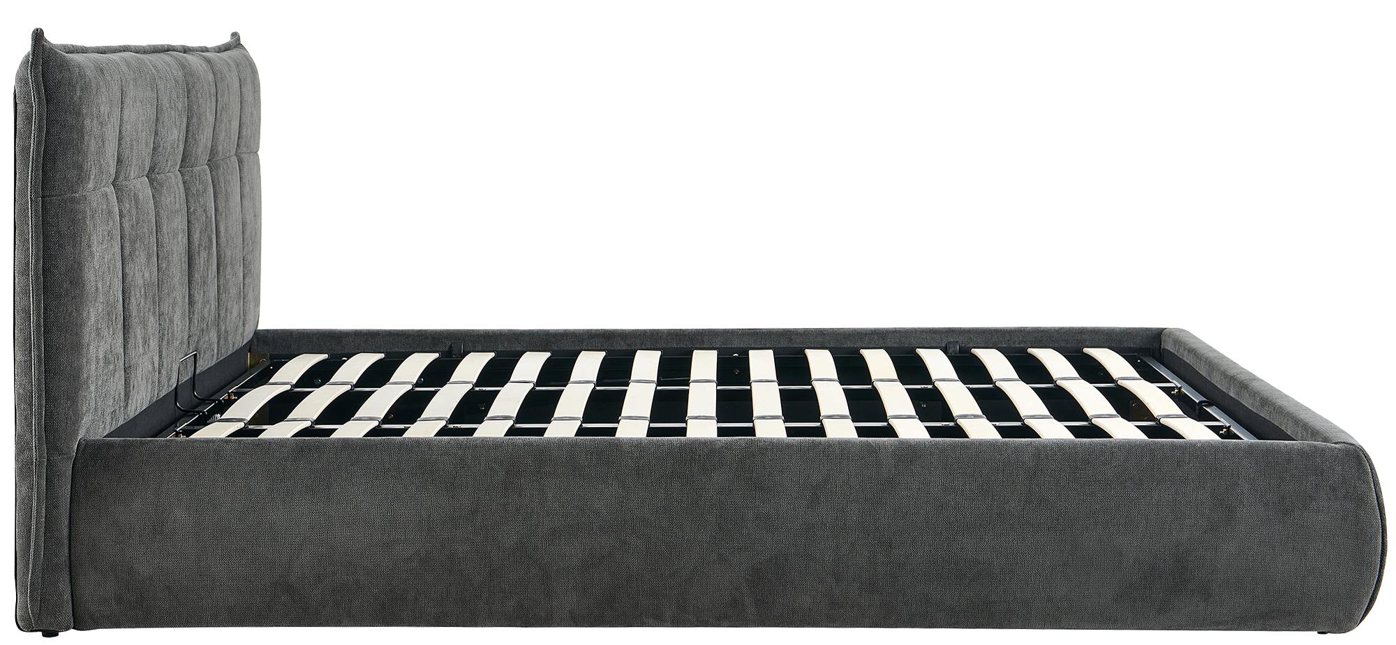 Bett Mirka 180 x 200 cm dunkelgrau