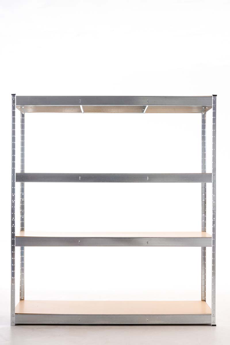 Lagerregal 160x60x180 cm silber