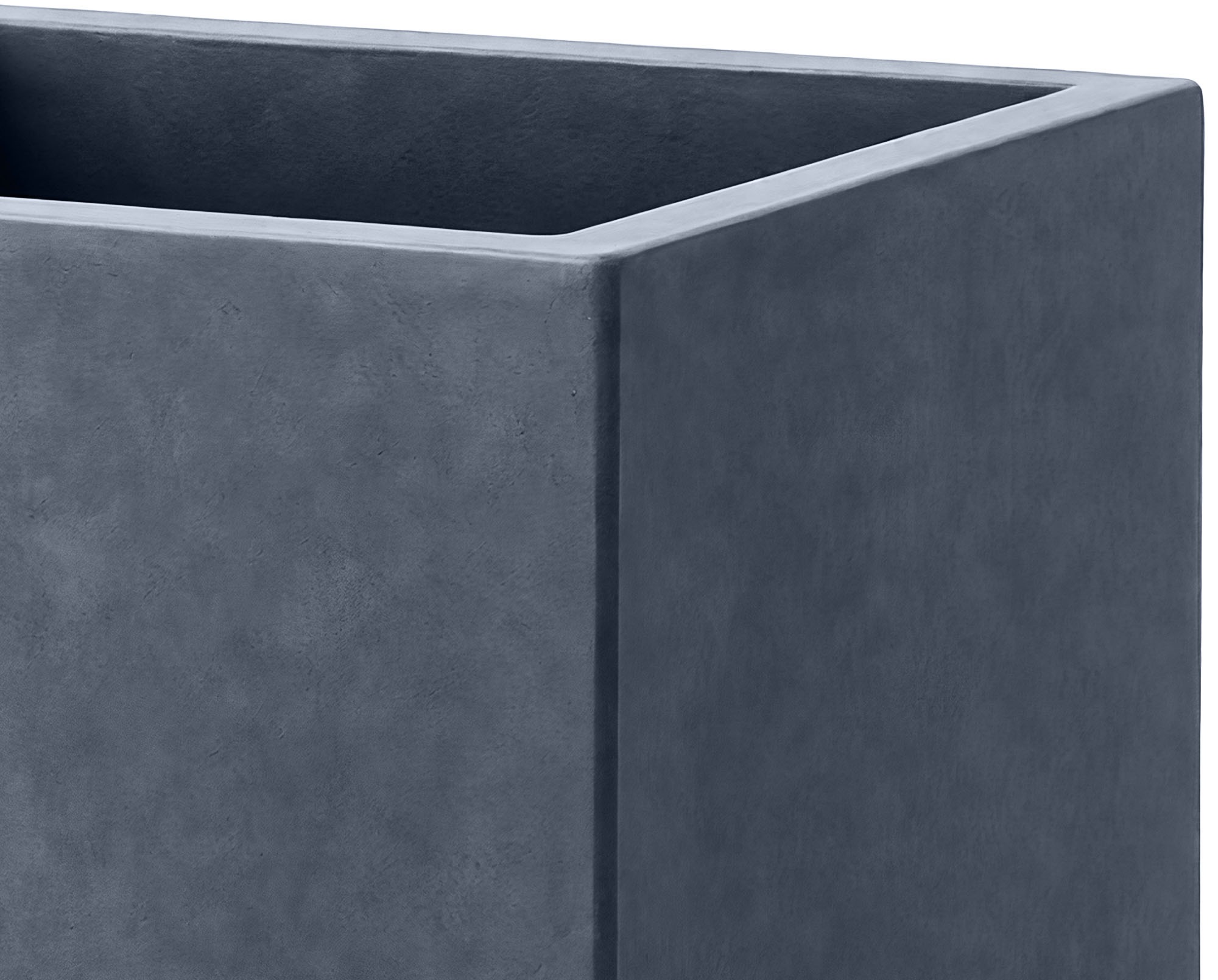 2er Set Pflanzkübel quadratisch 3 anthrazit