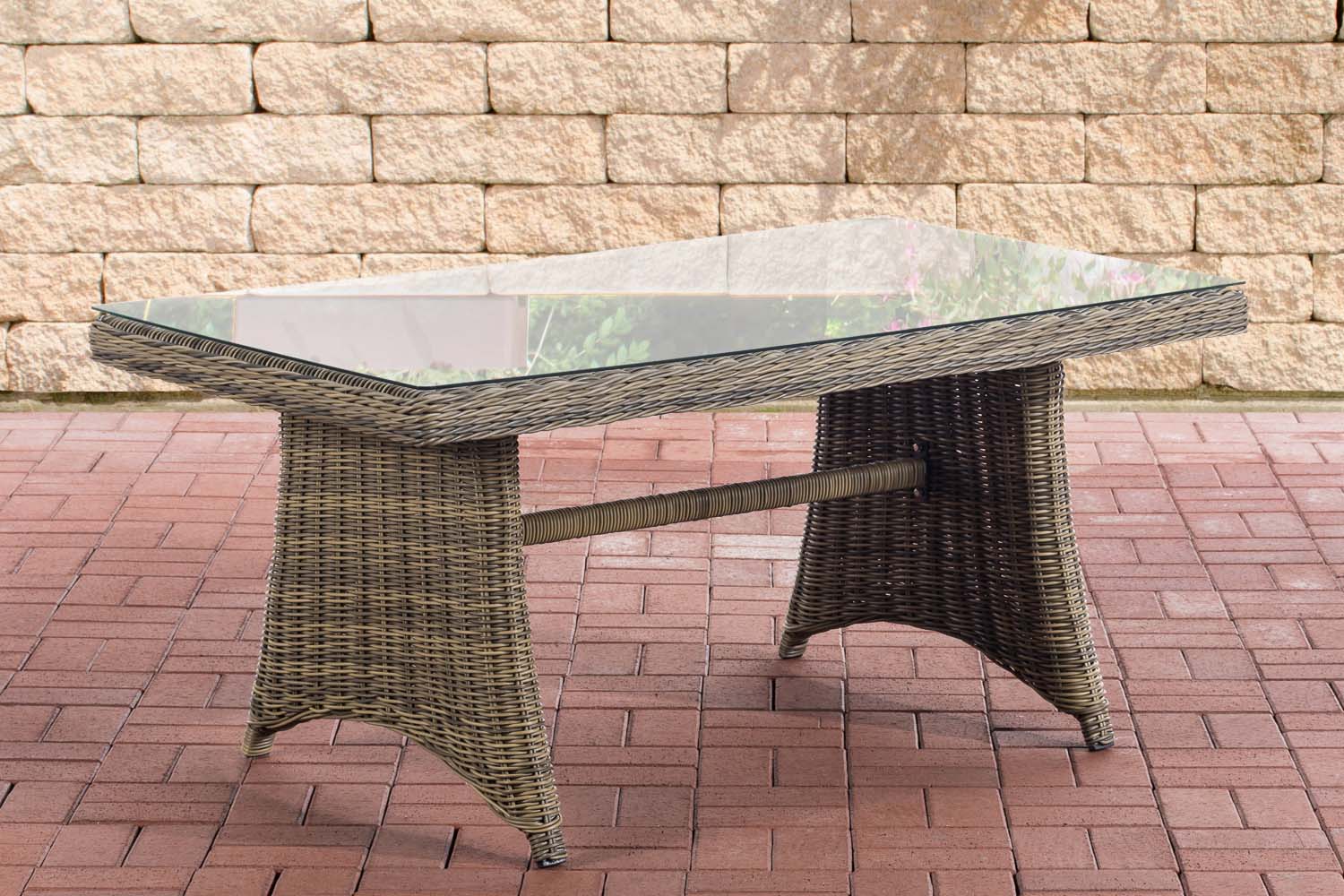 Tisch Sorano 5mm 138 x 80 cm natura