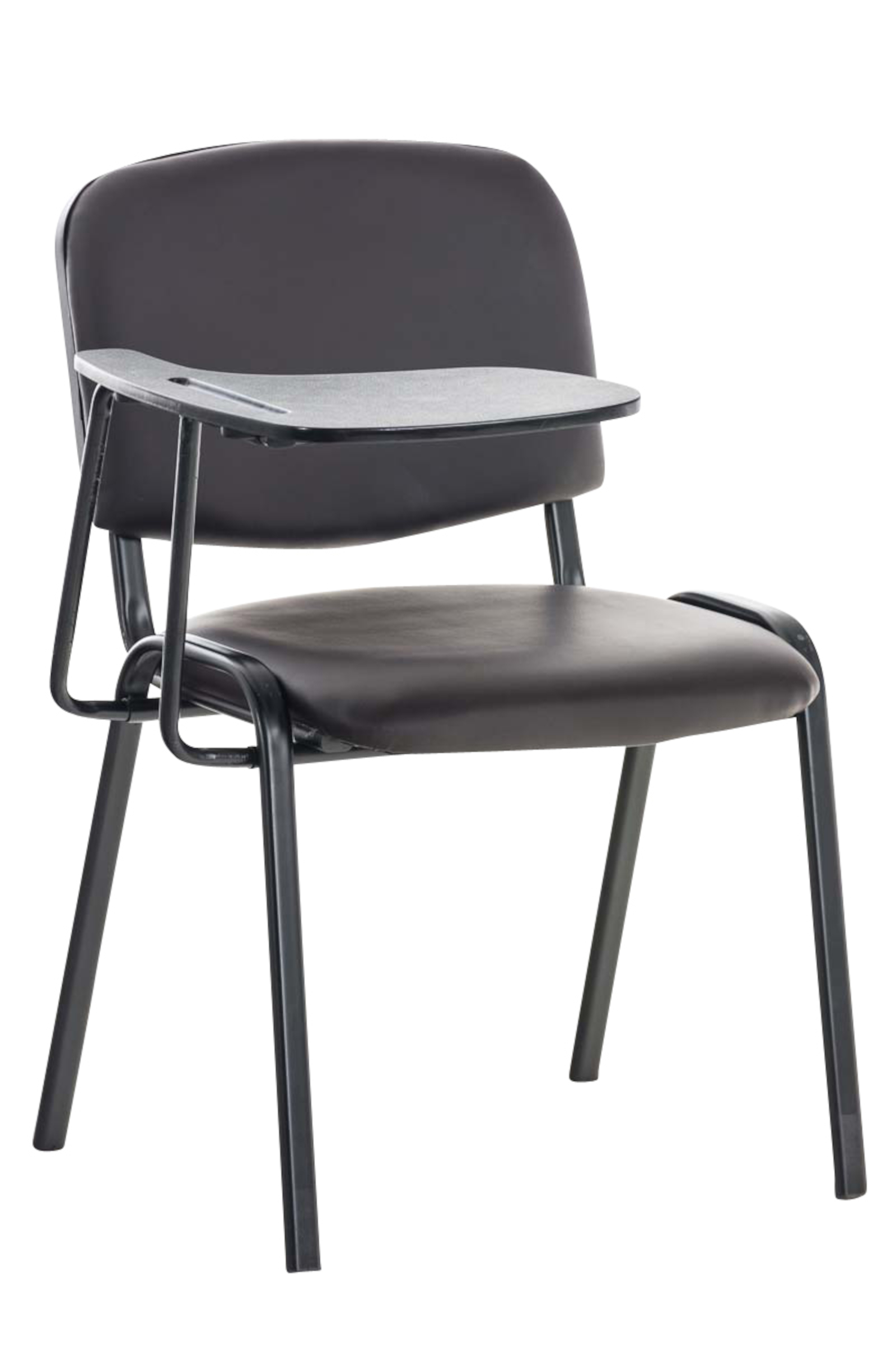 4er Set Stühle Ken mit Klapptisch Kunstleder braun