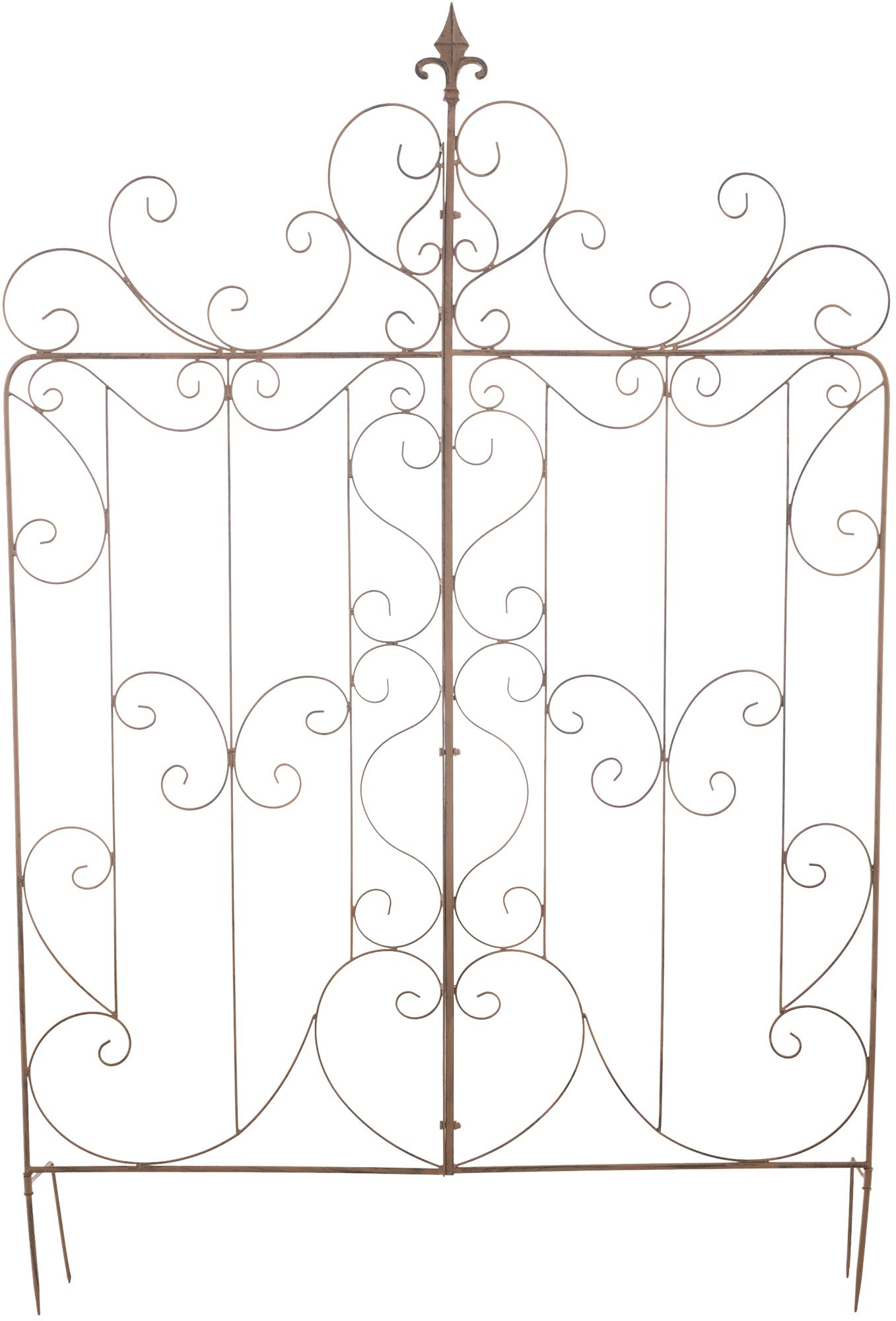 Rankgitter Mandevilla 133 x 99 cm antik braun