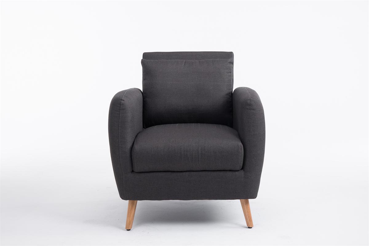 Sessel Tilgard Stoff dunkelgrau