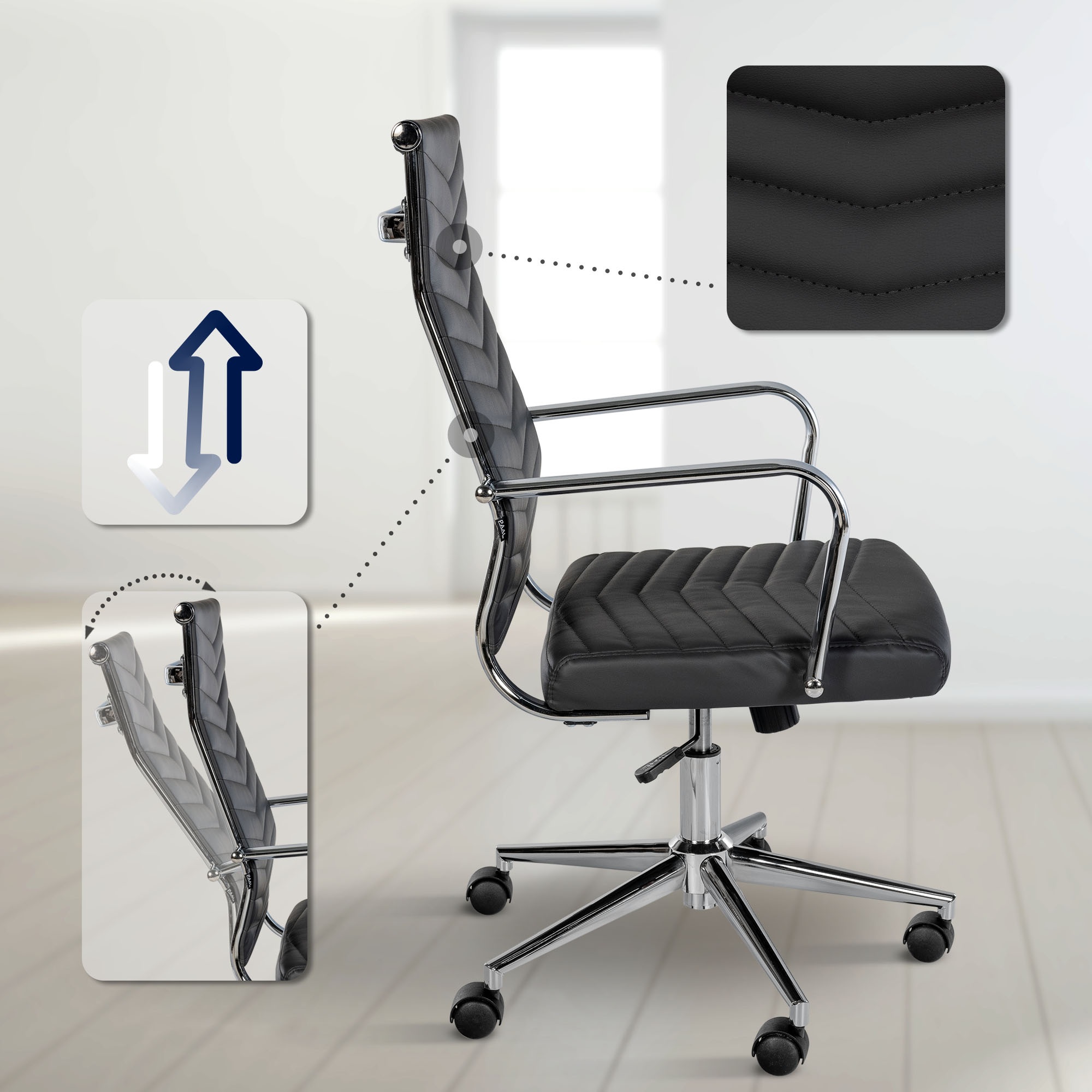 Bürostuhl Canby Kunstleder