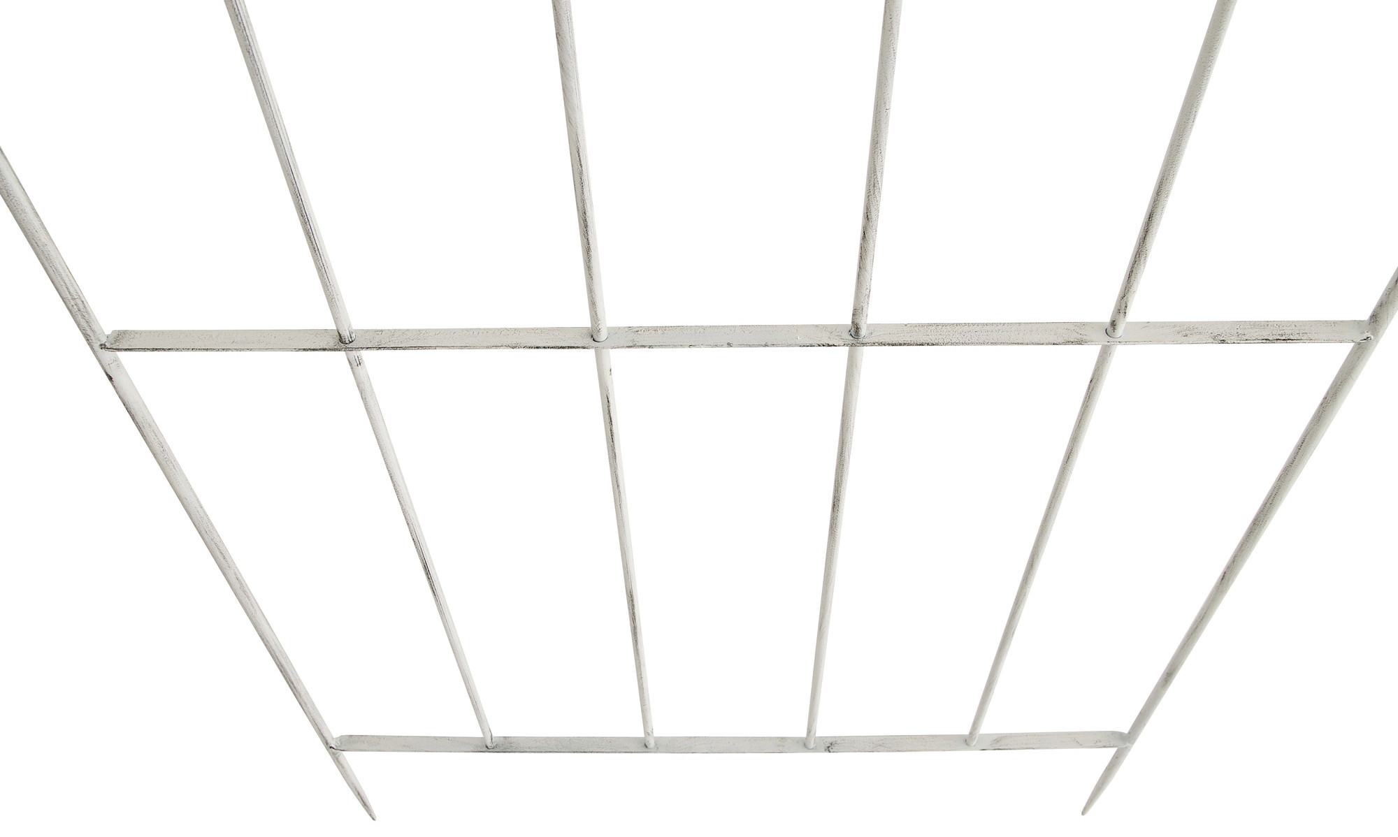 2er Set Rankgitter Paula 170 x 86 cm antik weiß