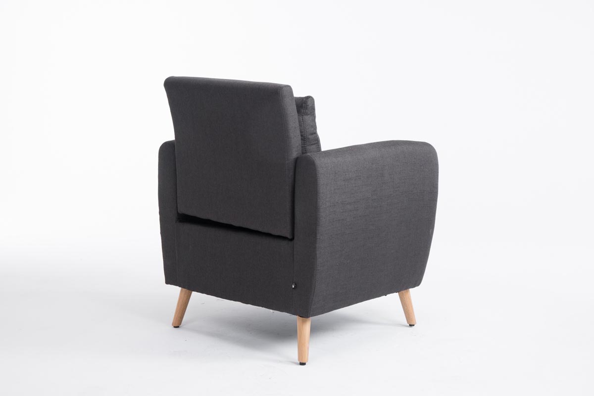 Sessel Tilgard Stoff dunkelgrau