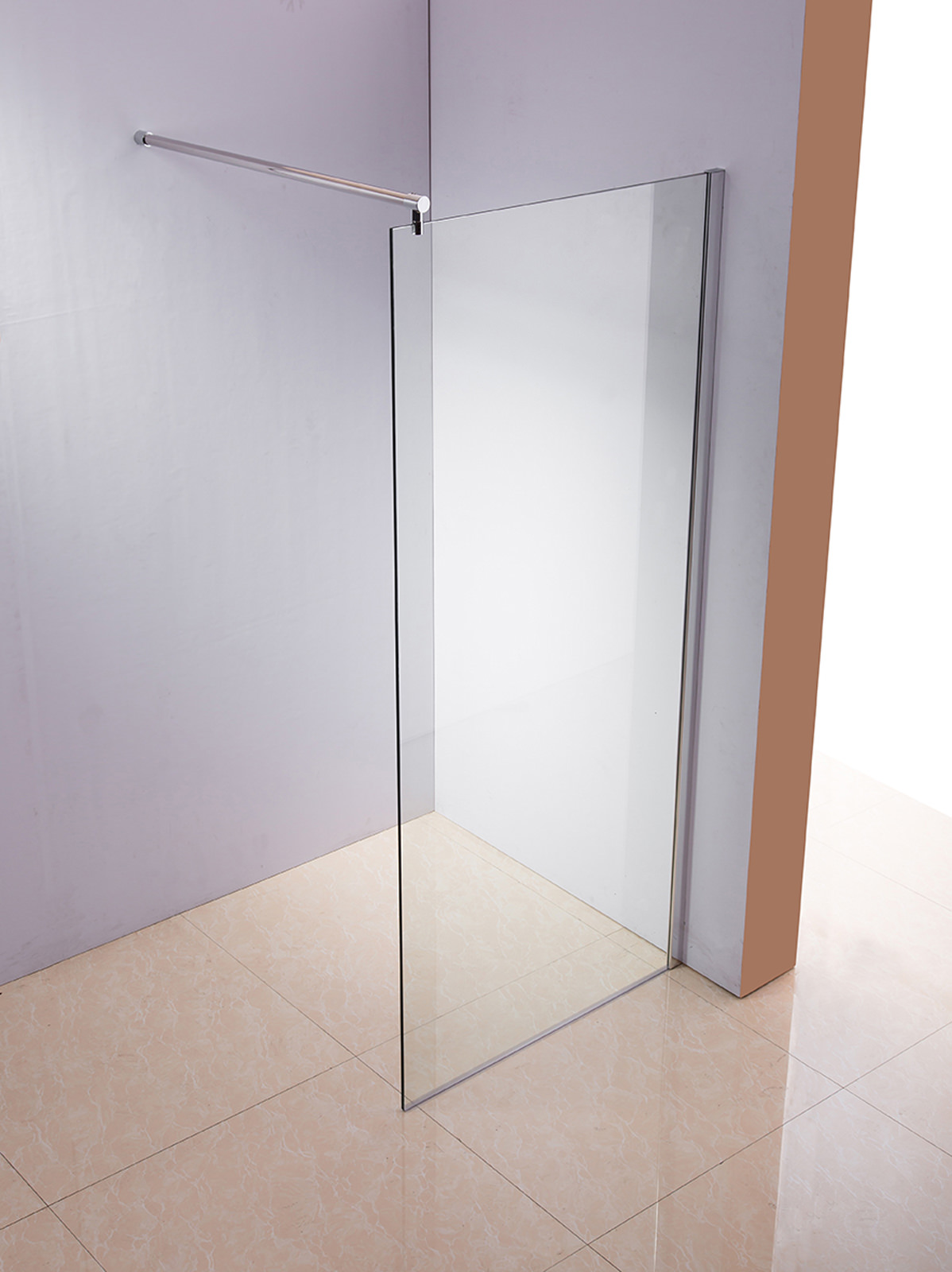 Duschabtrennung NANO rund klarglas 70x200x100 cm