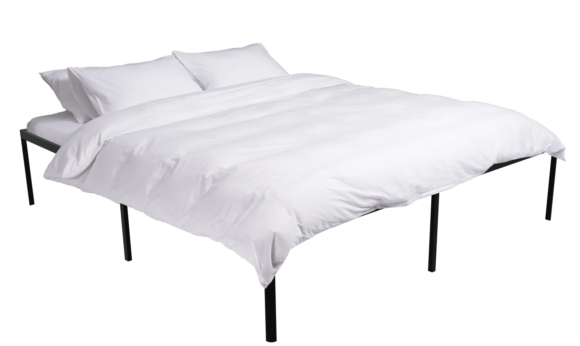 Metallbett Hamlin schwarz 200x180x41 cm