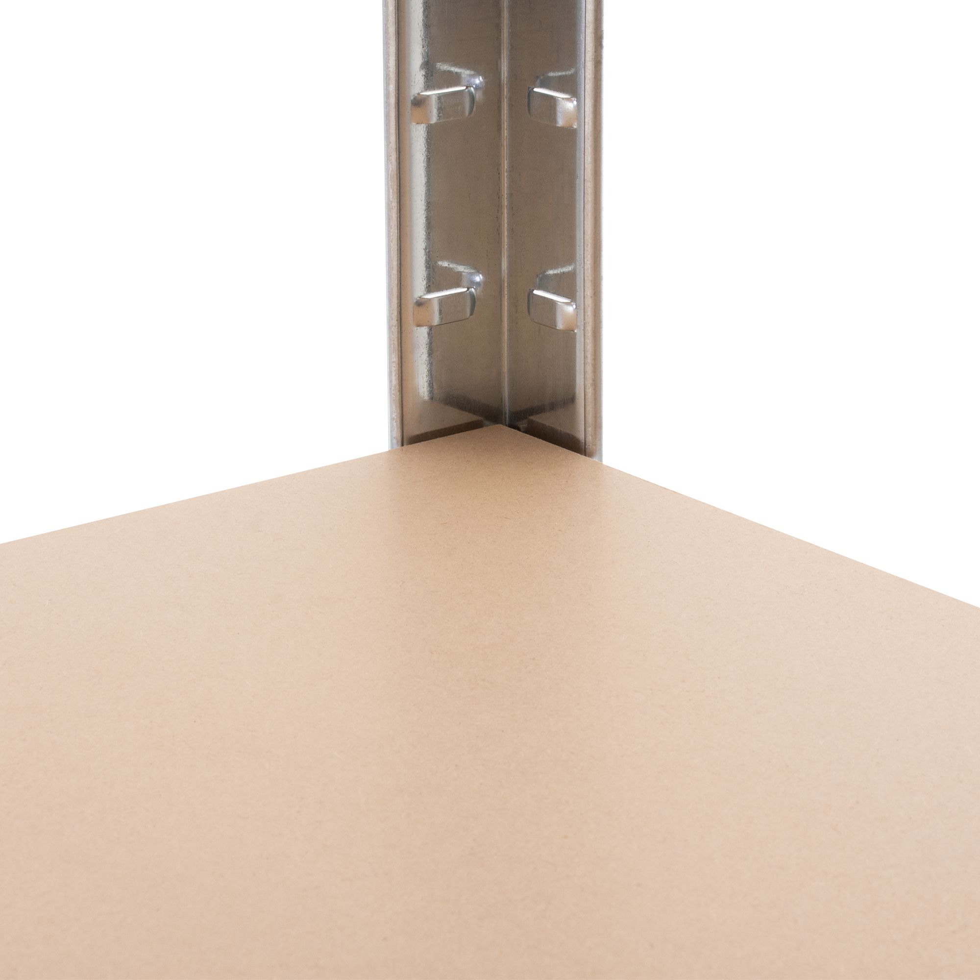Schwerlastregal 160 x 60 x 180 cm silber
