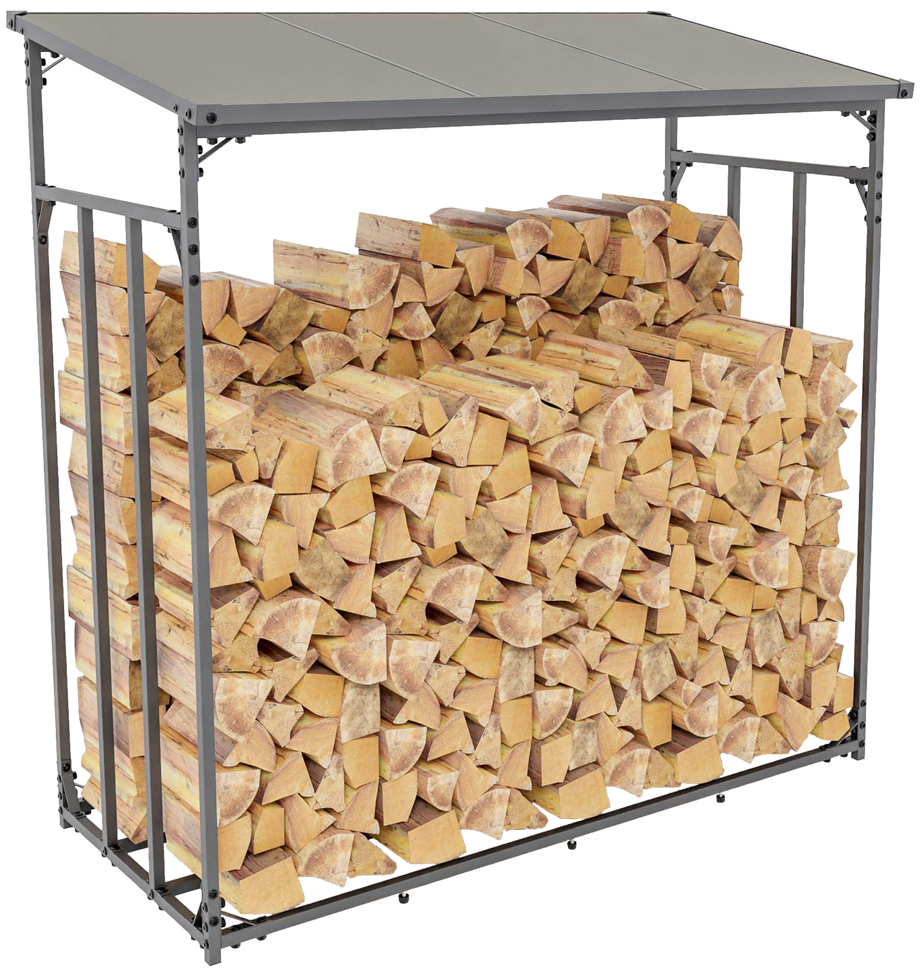 Kaminholzunterstand Ruston Aluminium
