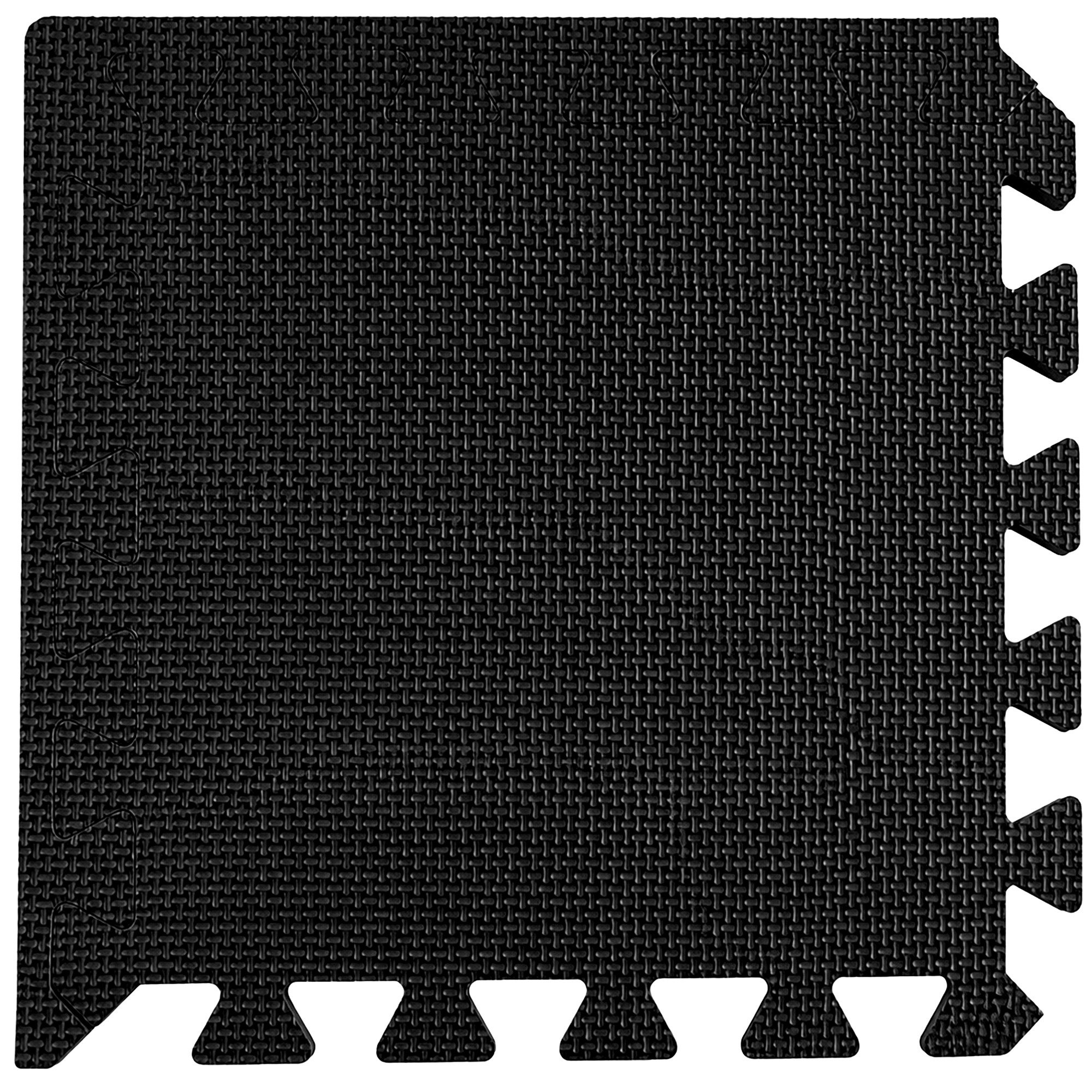 Bodenschutzmatte 31x31 cm Set schwarz 36er-Set