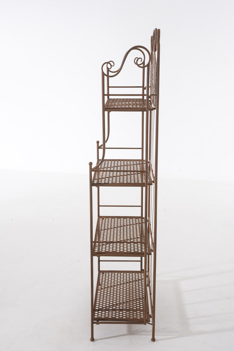 Standregal Anika aus Eisen antik braun