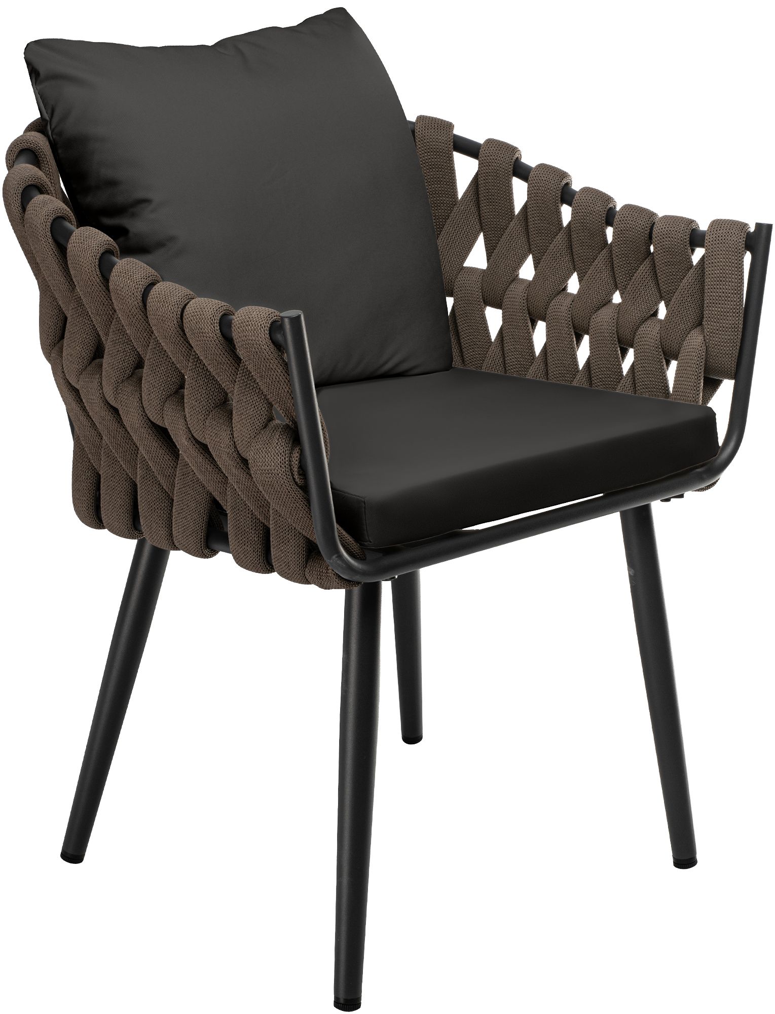 Gartensessel-Naxos-Taupe-mit-Sitzkissen-389937