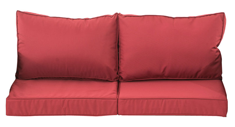 Bezüge 2er-Sofa Madeira / Sunset / Bilbao / Provence rubinrot