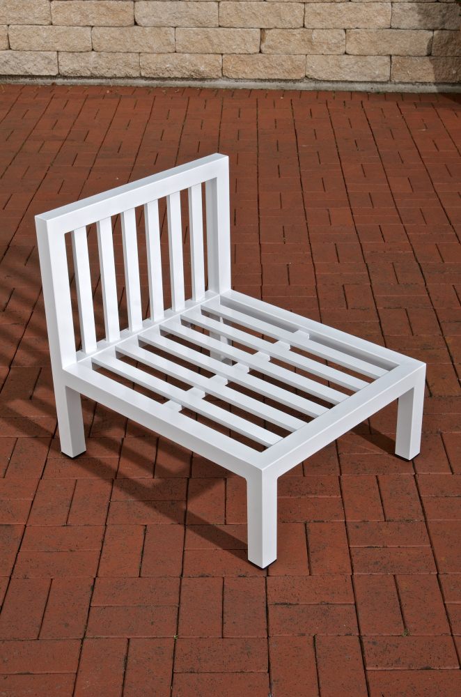 Vitus Living Mittel-Einzel-Sofa weiß cremeweiß