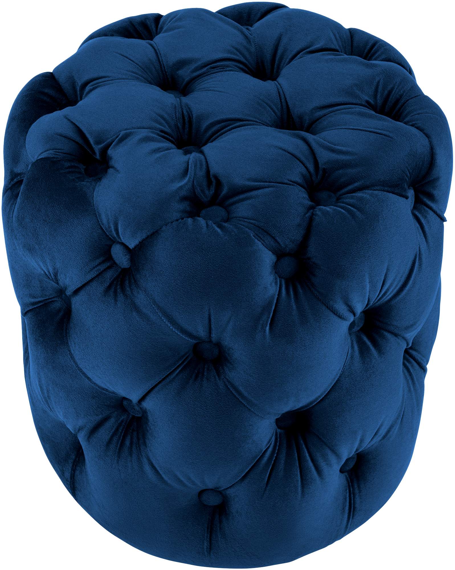 Sitzhocker Drancy Samt blau M