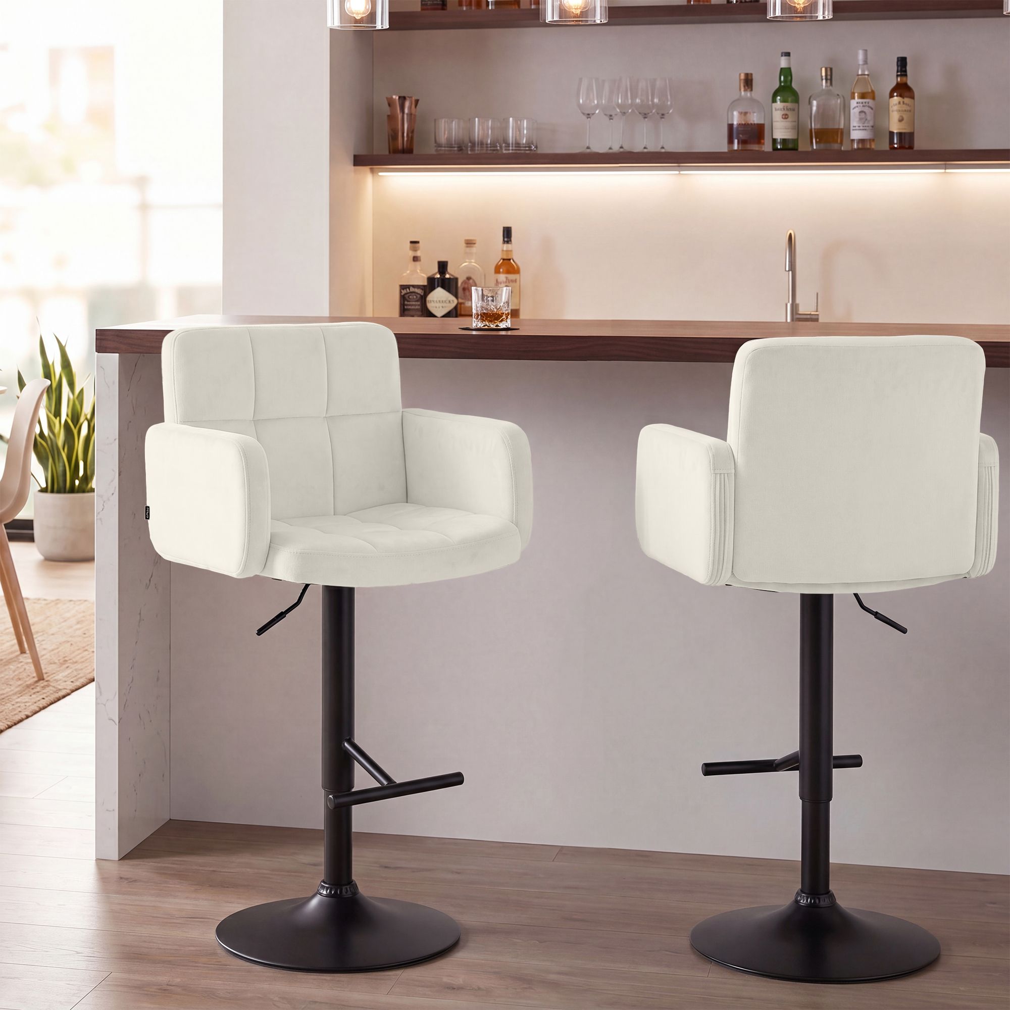 Barhocker Los Angeles Samt