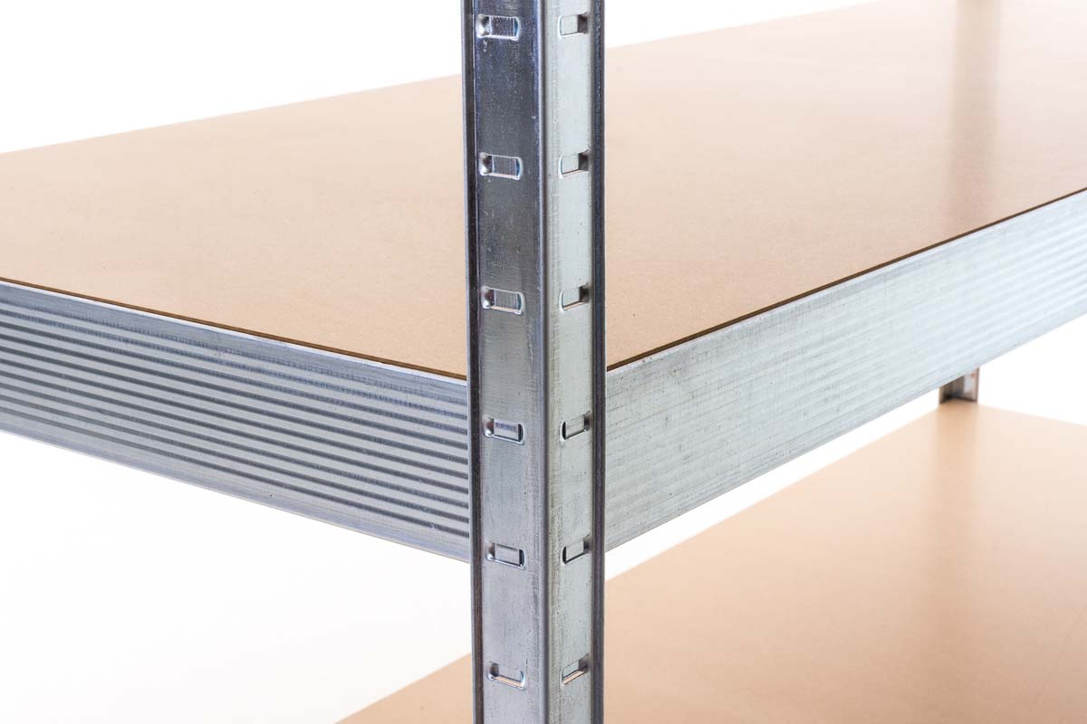 Lagerregal 160x60x180 cm silber