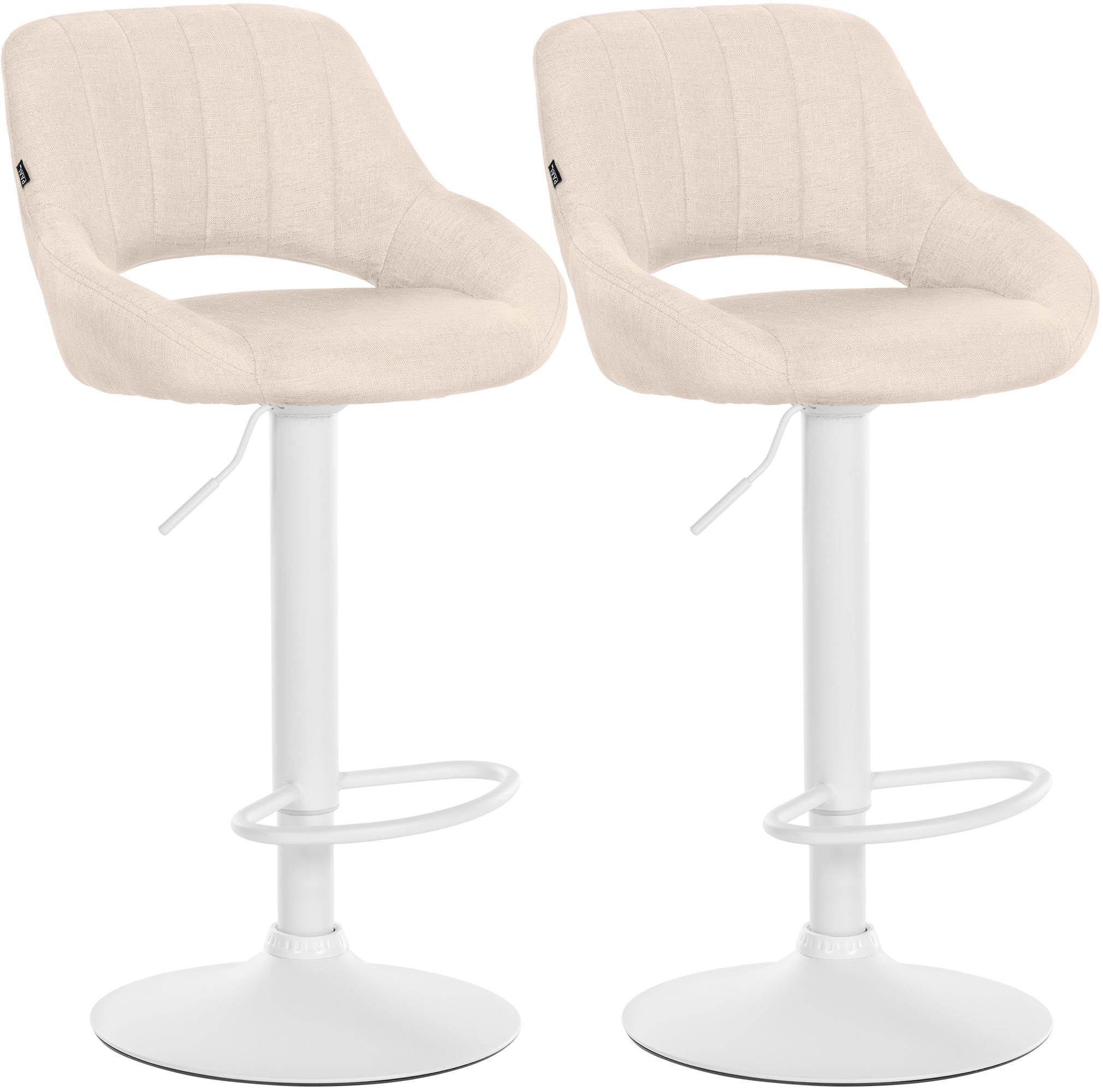 2er Set Barhocker Milet Stoff