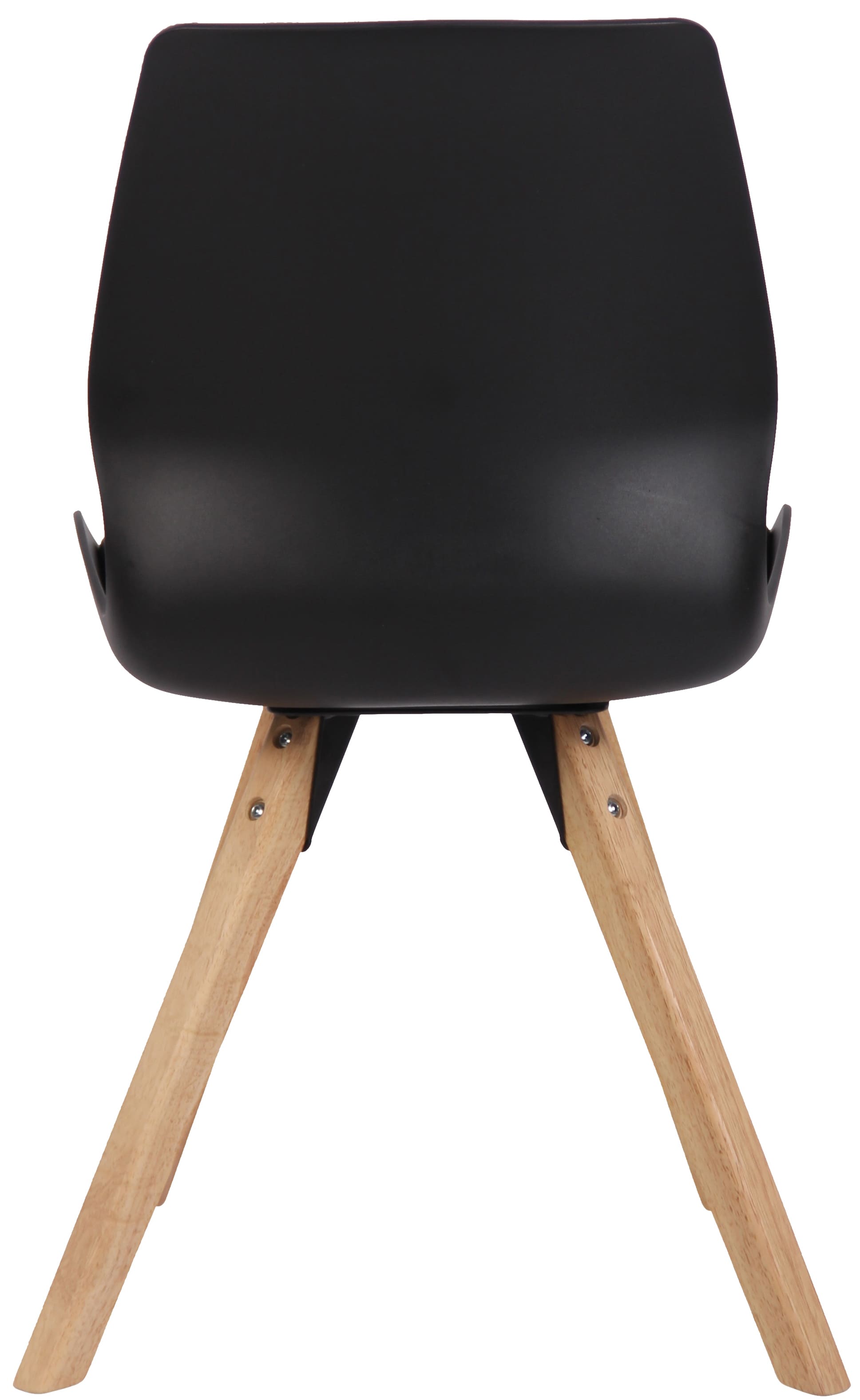 Stuhl Luna schwarz Kunststoff
