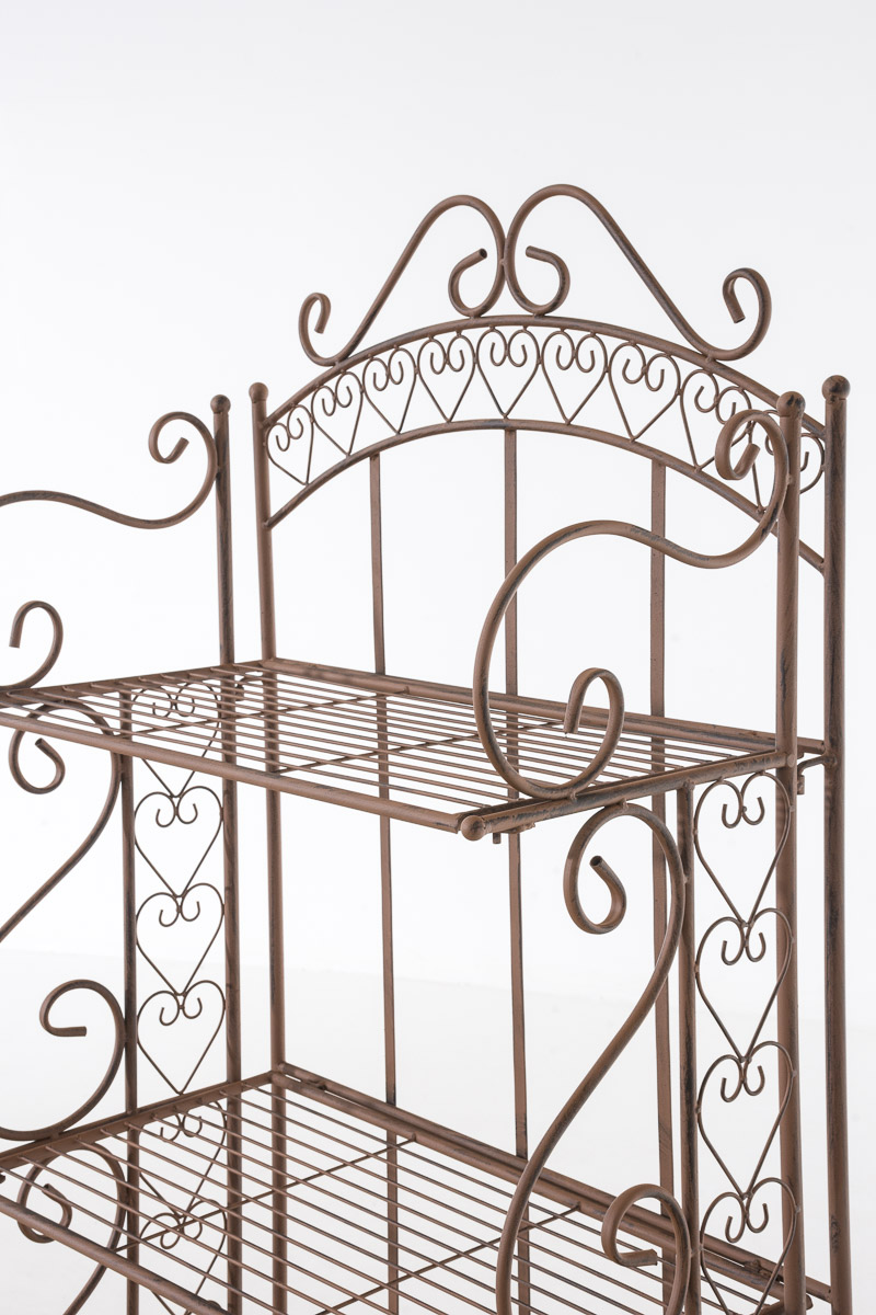 Standregal Antje aus Eisen antik braun