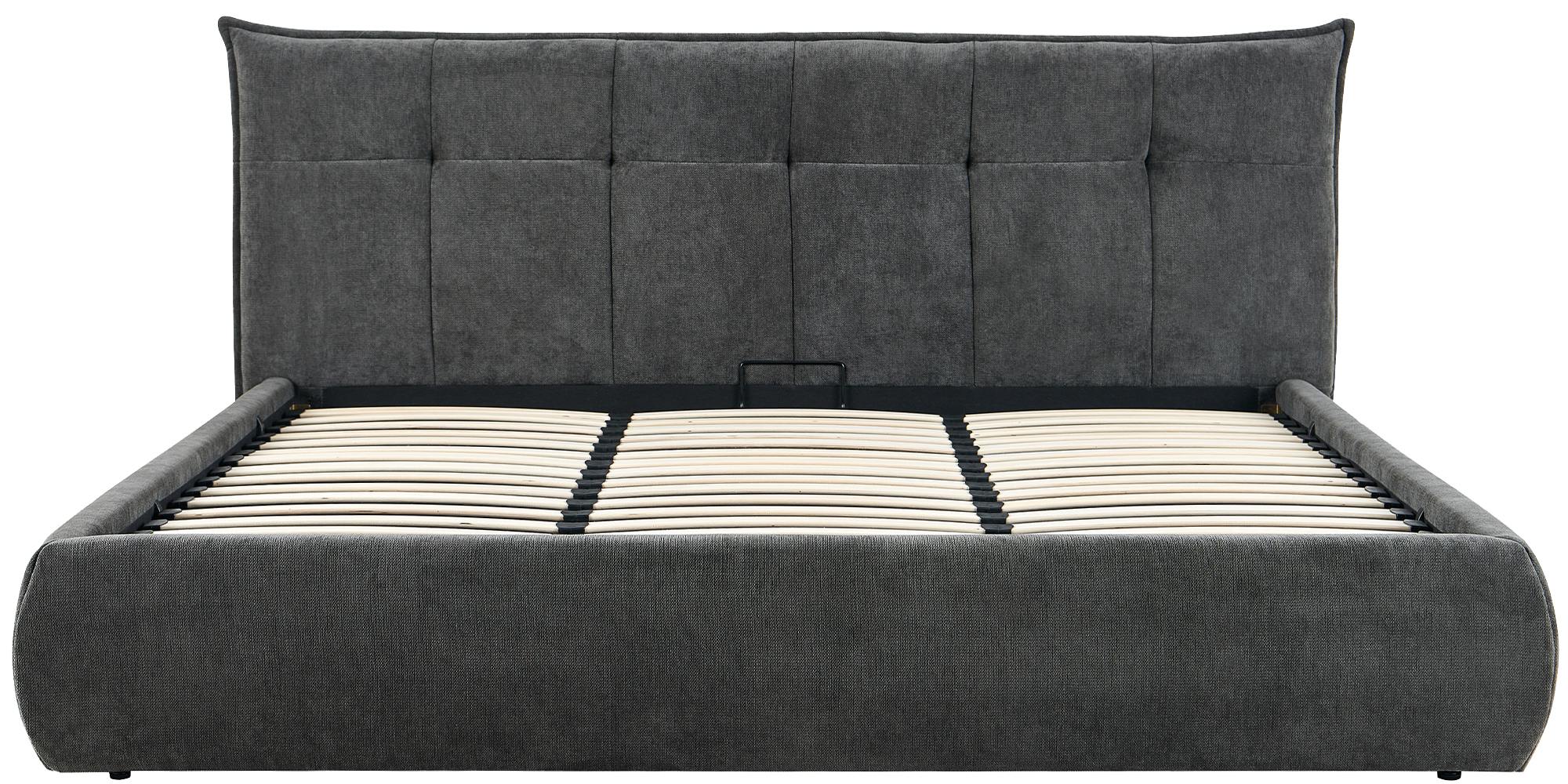 Bett Mirka 180 x 200 cm dunkelgrau