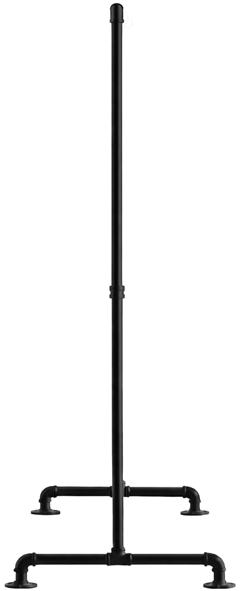 Kleiderständer Jersey schwarz 120 cm
