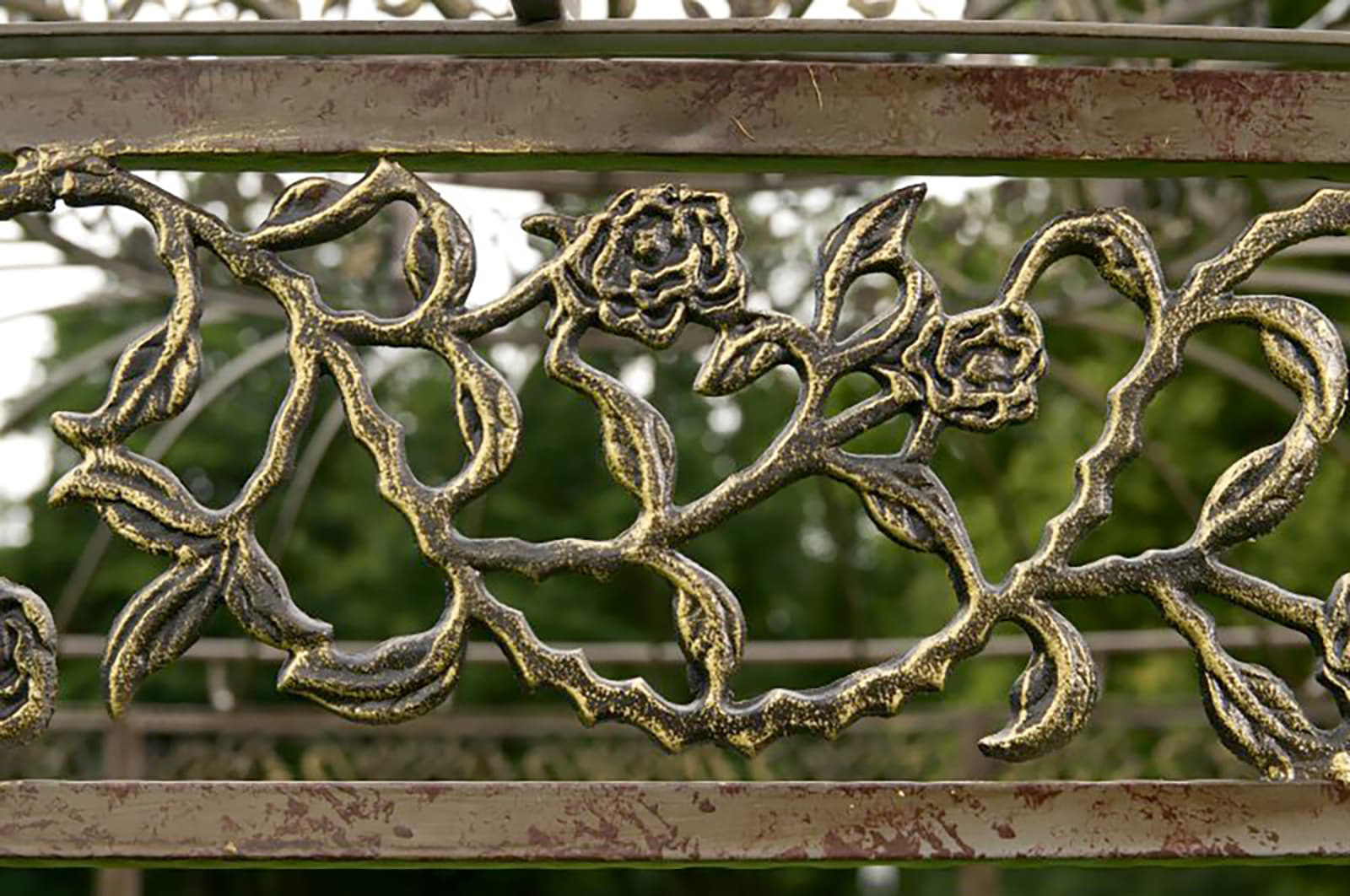 Luxus Pavillon Romantik rund 350 cm bronze