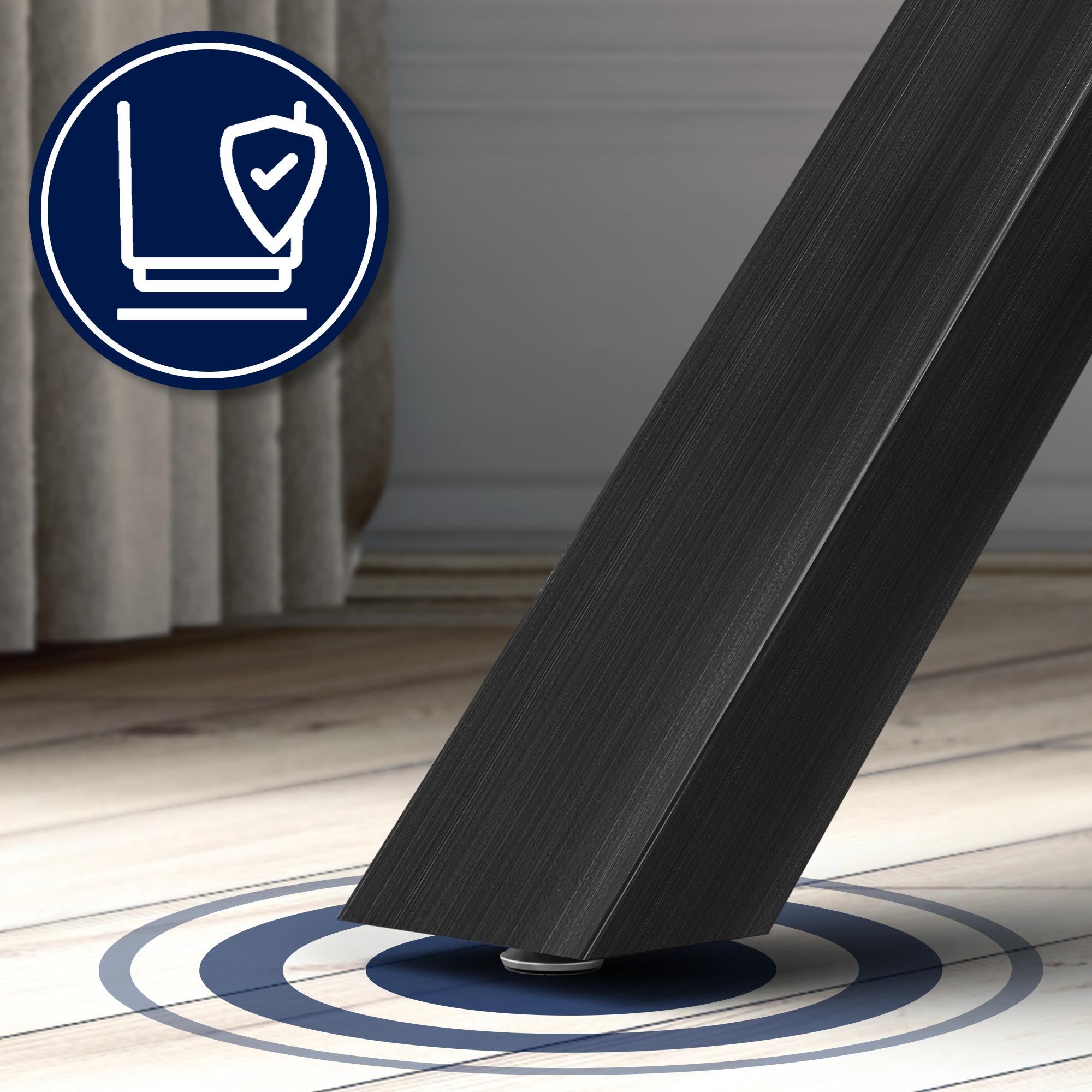Tischbeine Finney antik schwarz 180x80x72 cm
