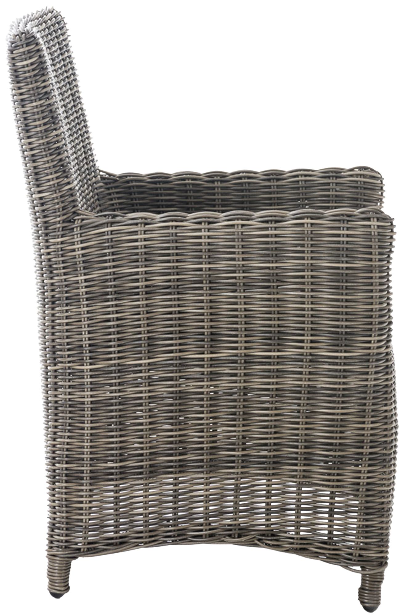 4er Set Gartenstuhl Fontana 5mm grau-meliert cremeweiß