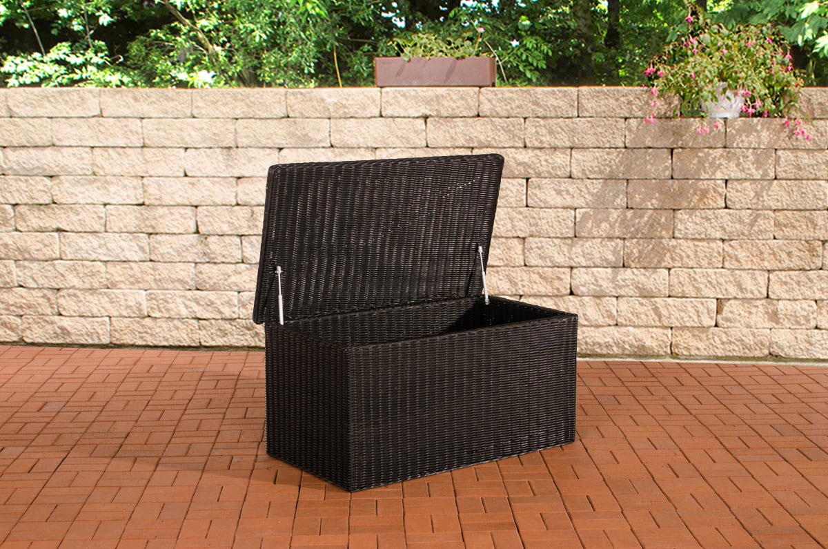 Polyrattan Luxus Auflagenbox 5mm schwarz L