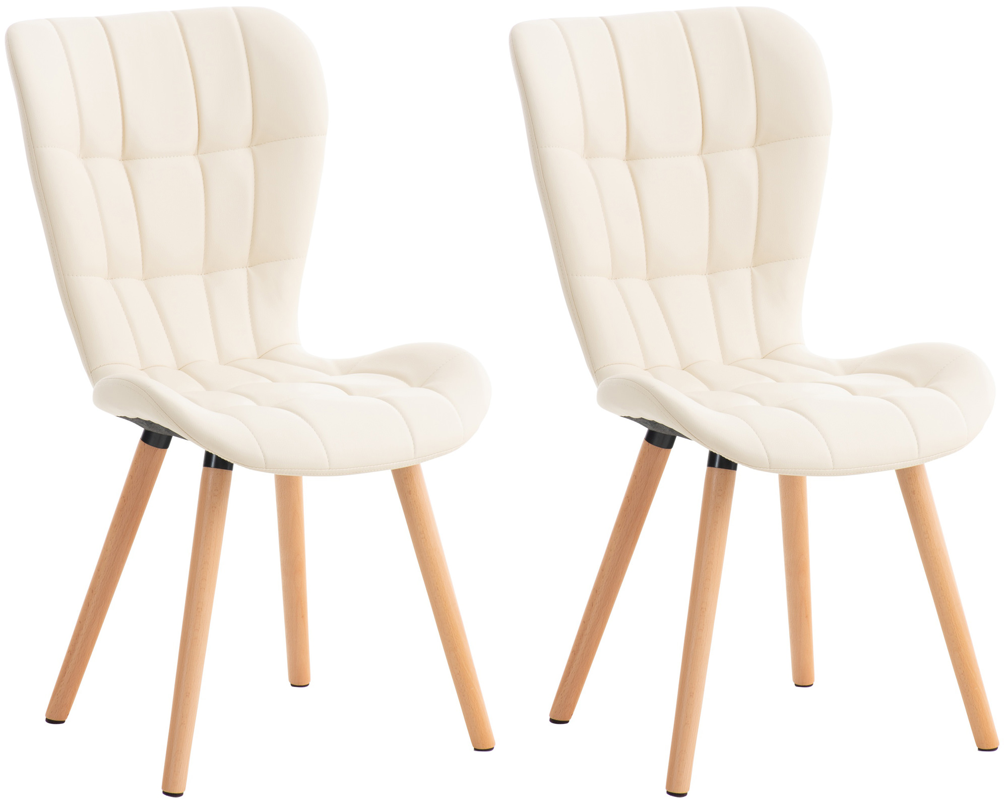 2er Set Esszimmerstuhl Elda