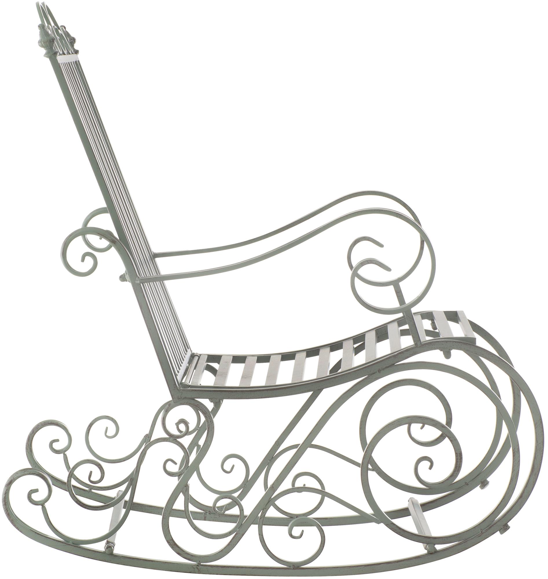 Schaukelstuhl Smilla antik-grün