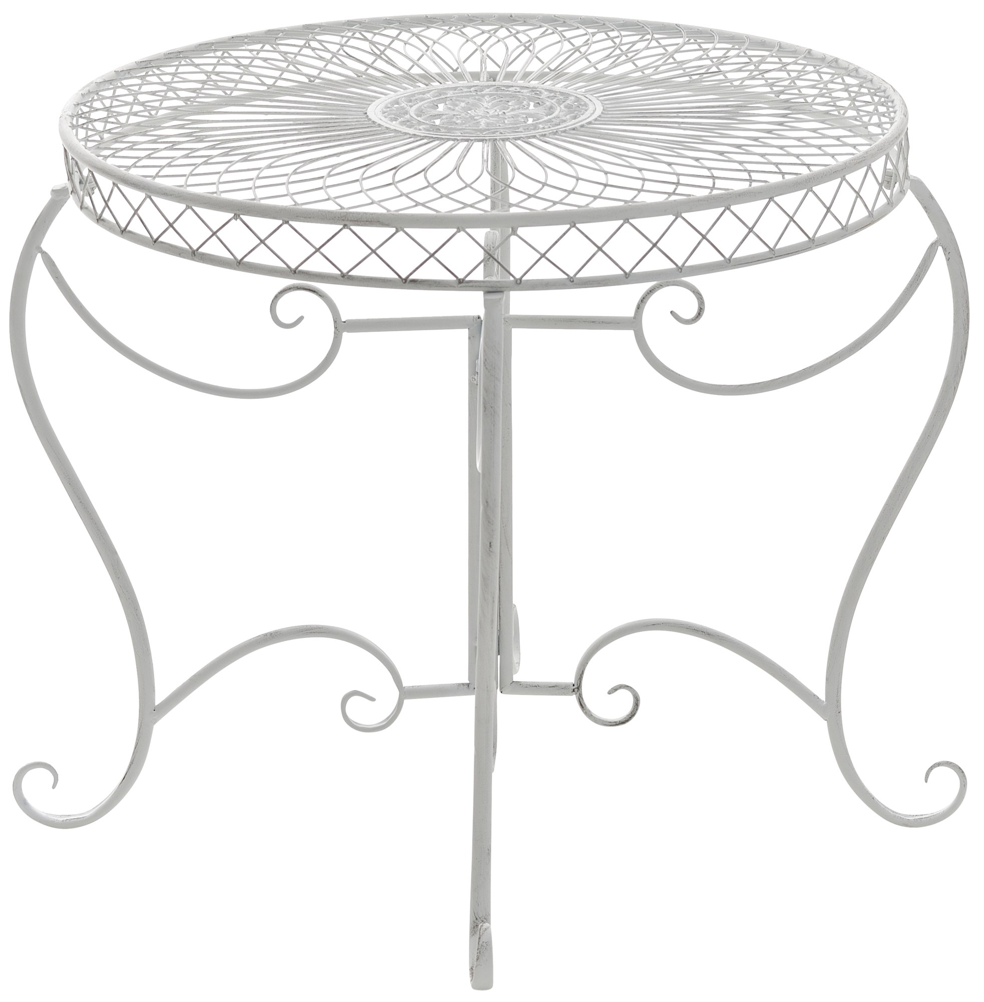 Gartentisch Sheela antik weiß