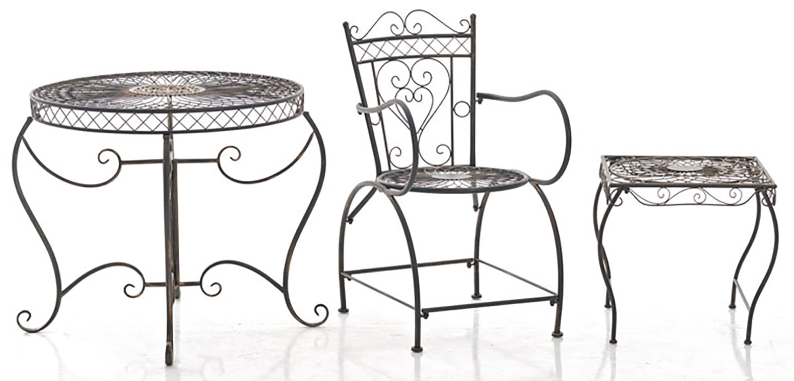 2er Set Stühle Sheela bronze