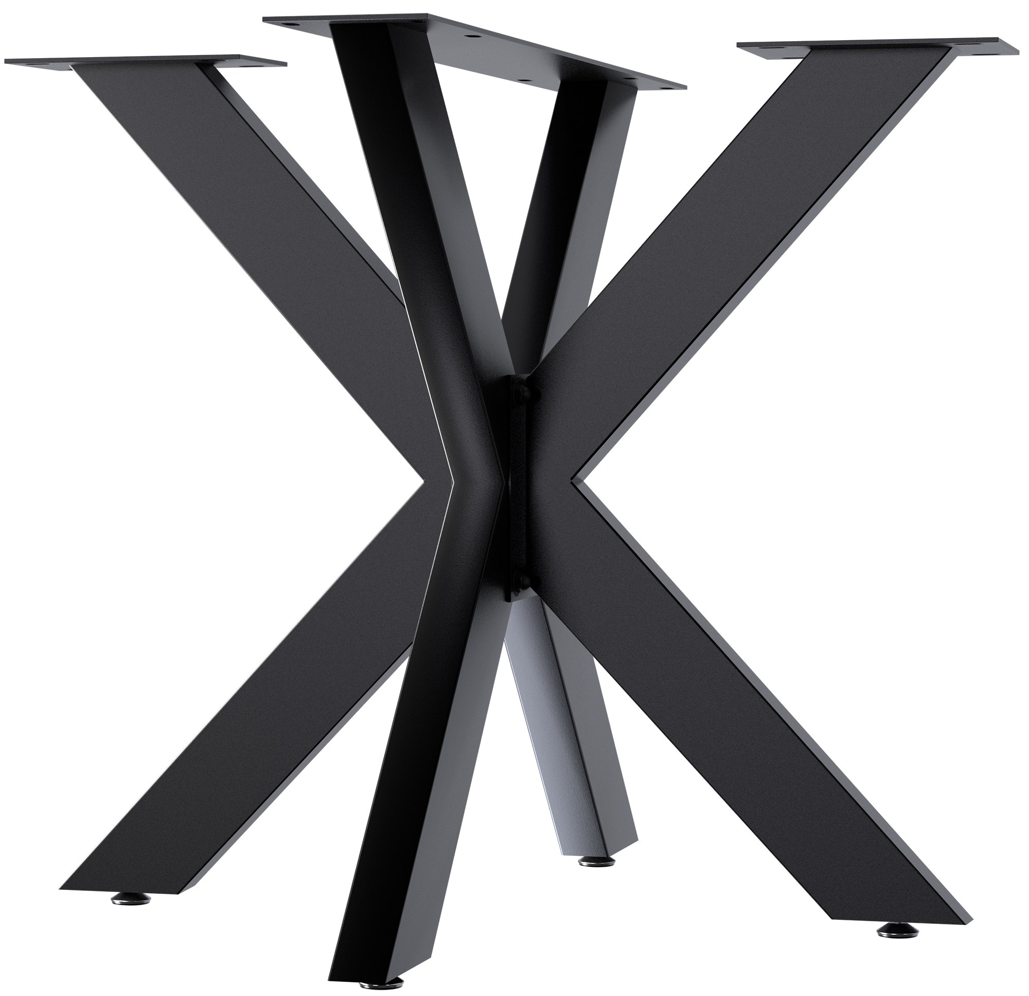 Tischbeine Biloxi schwarz 85x85 cm