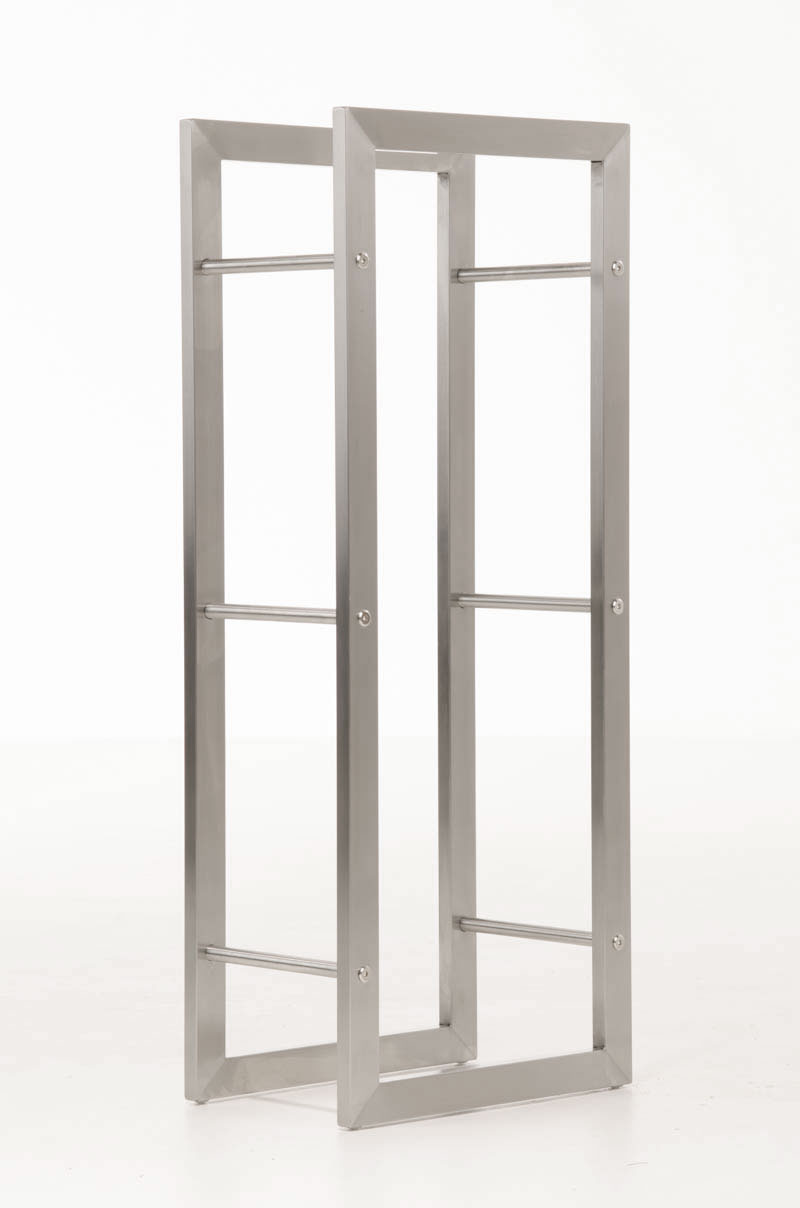 Kaminholzständer Keri Edelstahl 25x60x150 cm