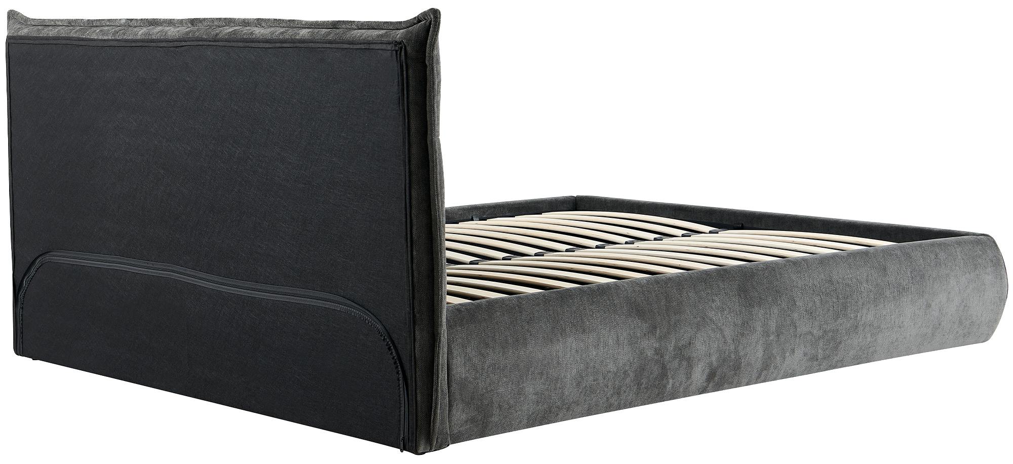 Bett Mirka 160 x 200 cm dunkelgrau