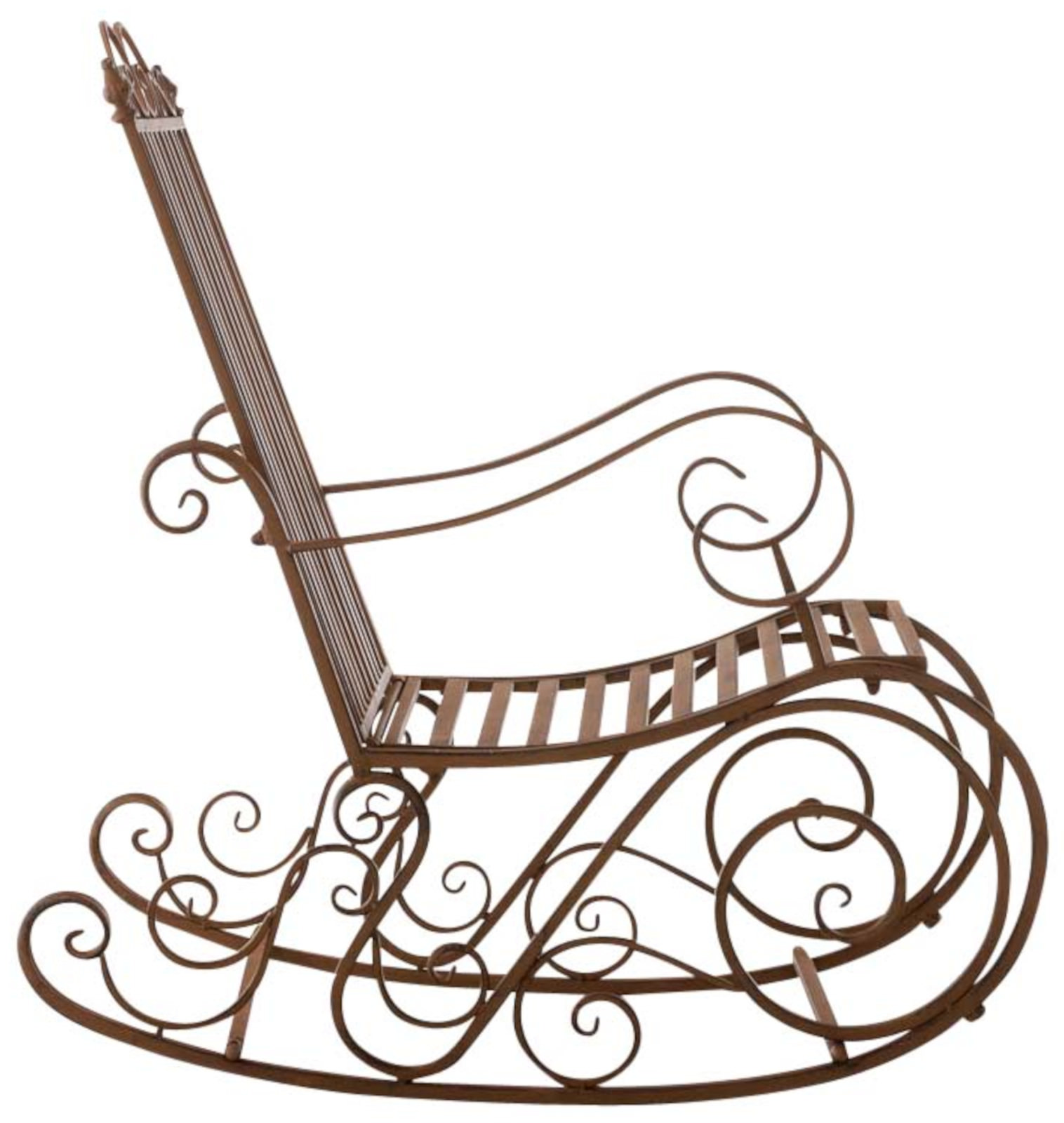 2er Set Schaukelstühle Smilla braun